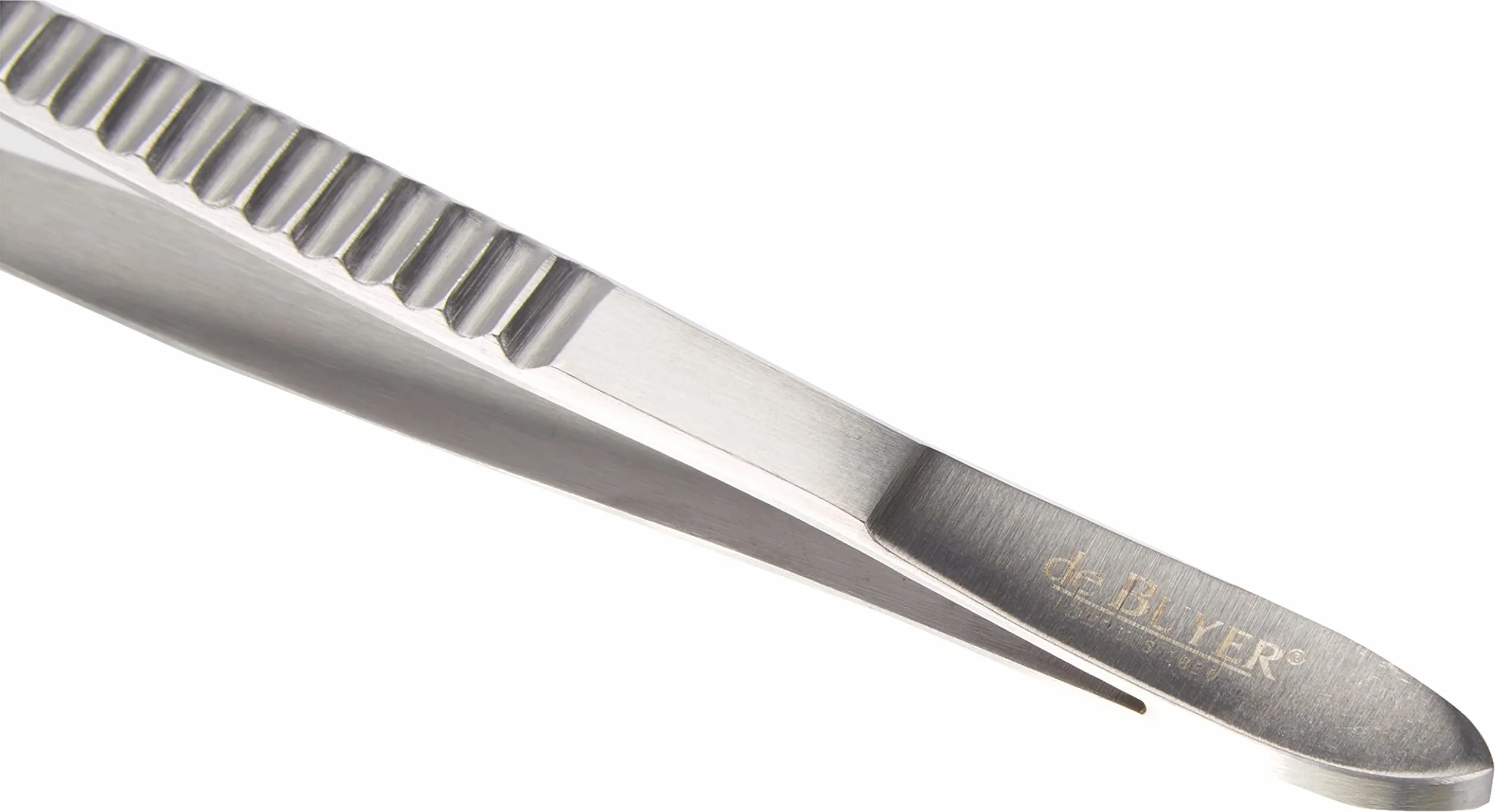 De Buyer Pęseta prezentacyjna stal nierdzewna 16 cm szara