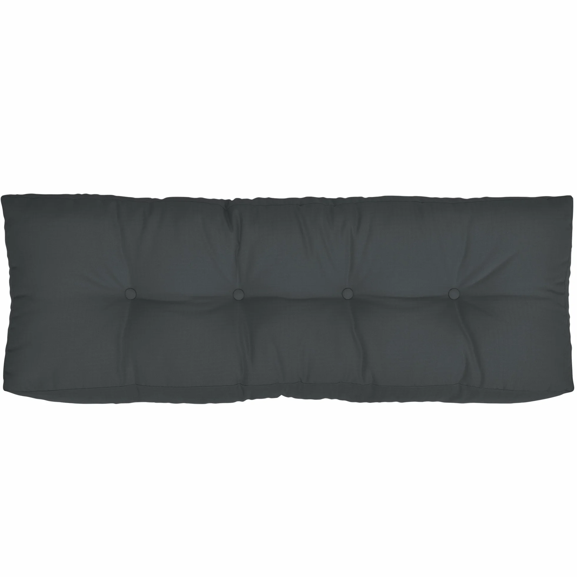Poduchy na oparcie Beautissu ECO Elements Duże poduszki oparcie na euro palety, ławkę z palet 120 x 40 x 15 cm Szare Ciemnoszare