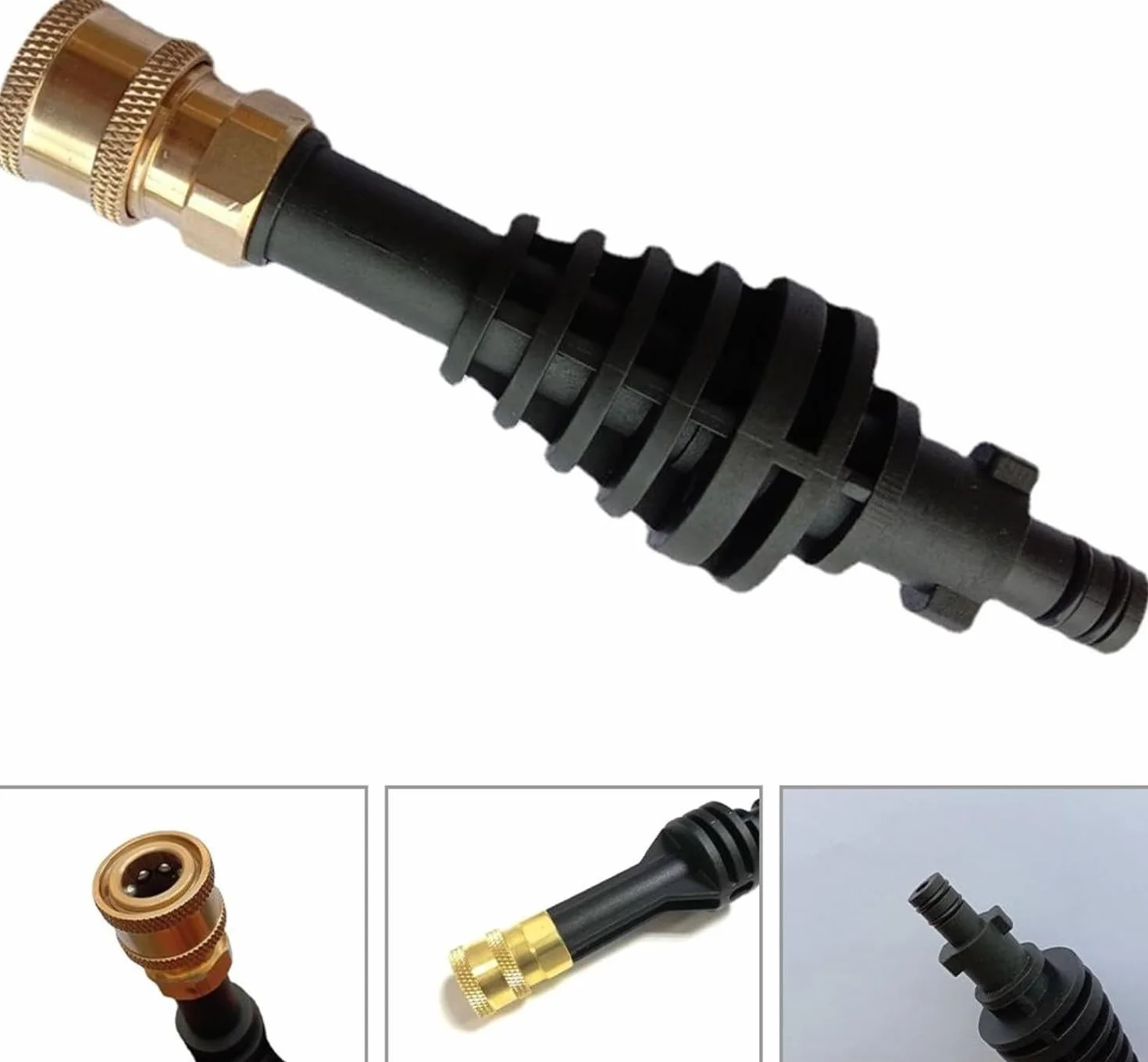 YUET Worx WA4013 krótka lanca do przedłużacza pręta przedłużającego adapter do myjki samochodowej Worx narzędzie do czyszczenia szybkozłączki akcesoria do prętów