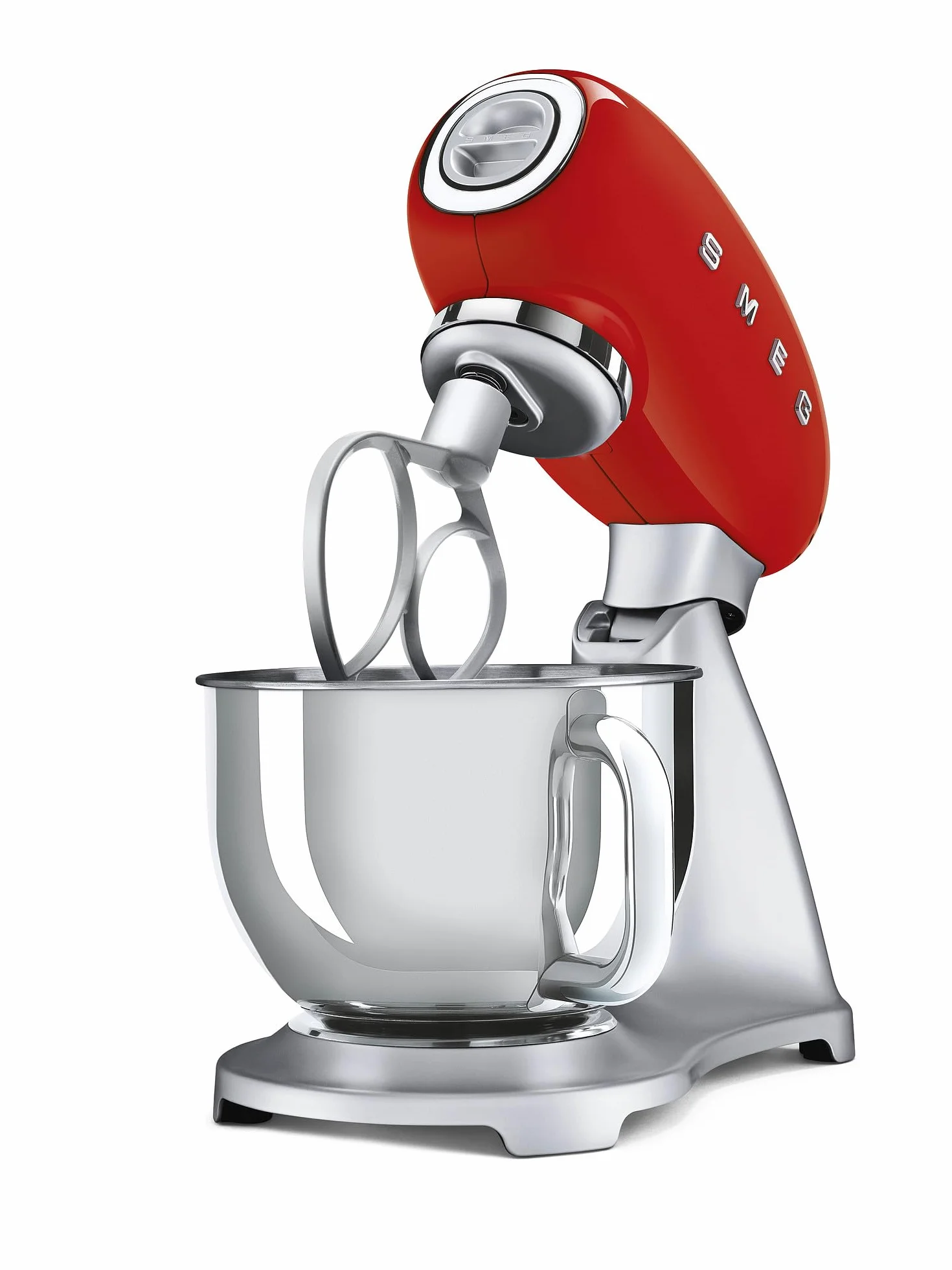 Smeg SMF02RDEU mixeur Robot mixer 800 W Rouge, Argent