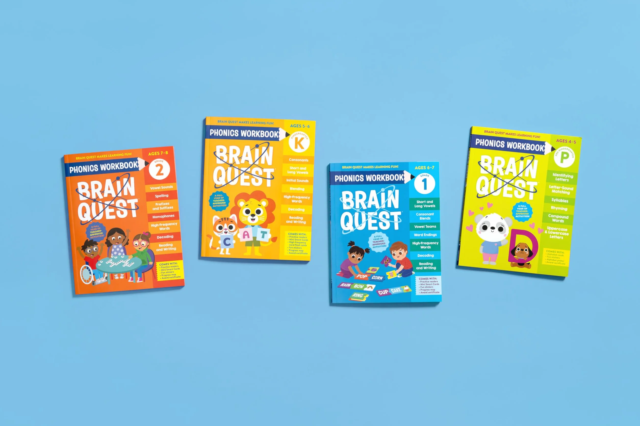 Brain Quest Phonics Workbook: Grade 1: 3