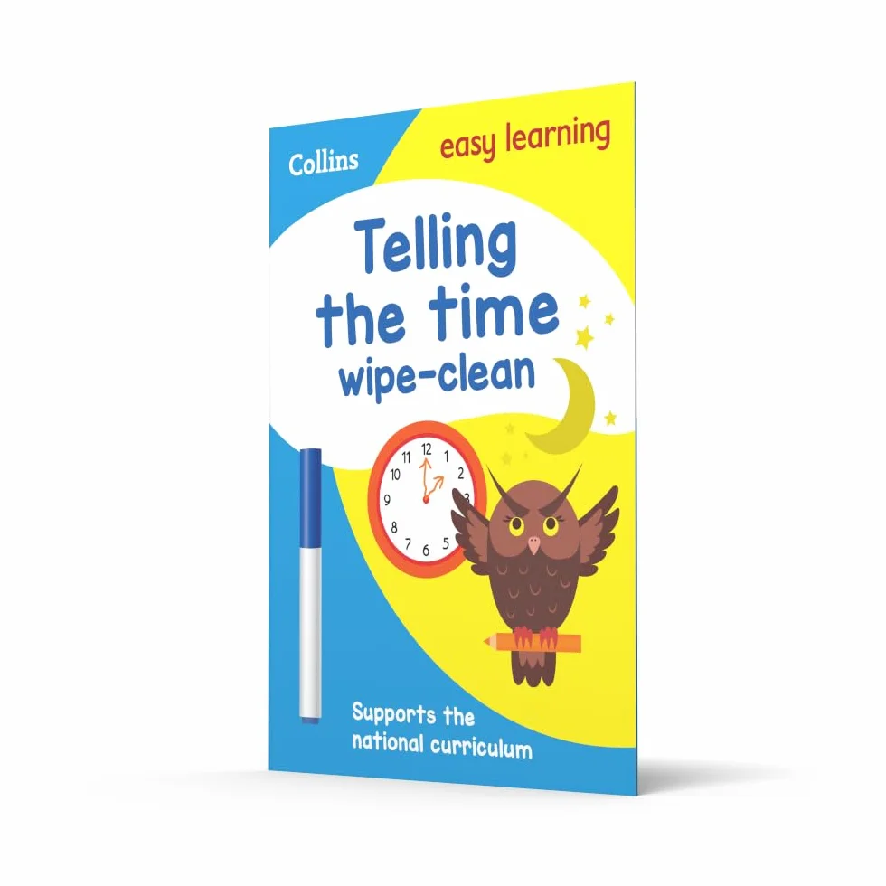 Telling the Time Wipe Clean Activity Book: Ideal for home learning