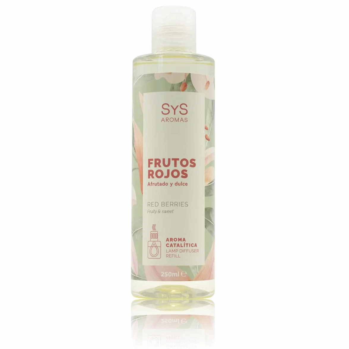Aroma Lampara Catalitica 250 ml SYS Aromas Red Fruit Nuty Słodkie i owocowe - słodki zapach do użytku w domowej lampie katalitycznej.