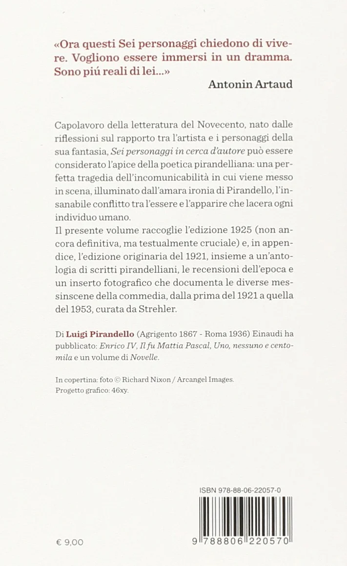 Sei personaggi in cerca d'autore