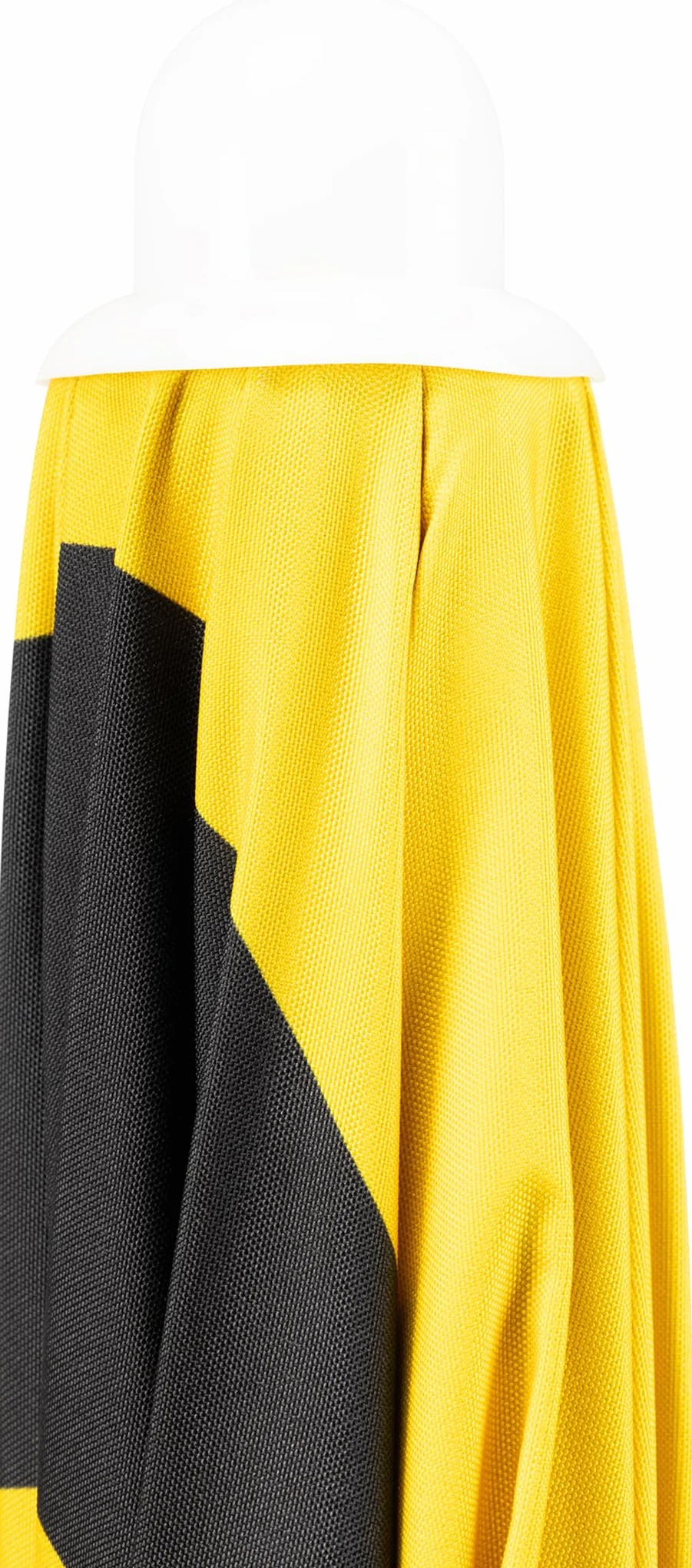 CRESSI Sunshell Umbrella Yellow/Black/White - Lightweight and Portable Outdoor Parasol, for Protection from the Sun and Bad Weather, Ø 200cm, Unisex