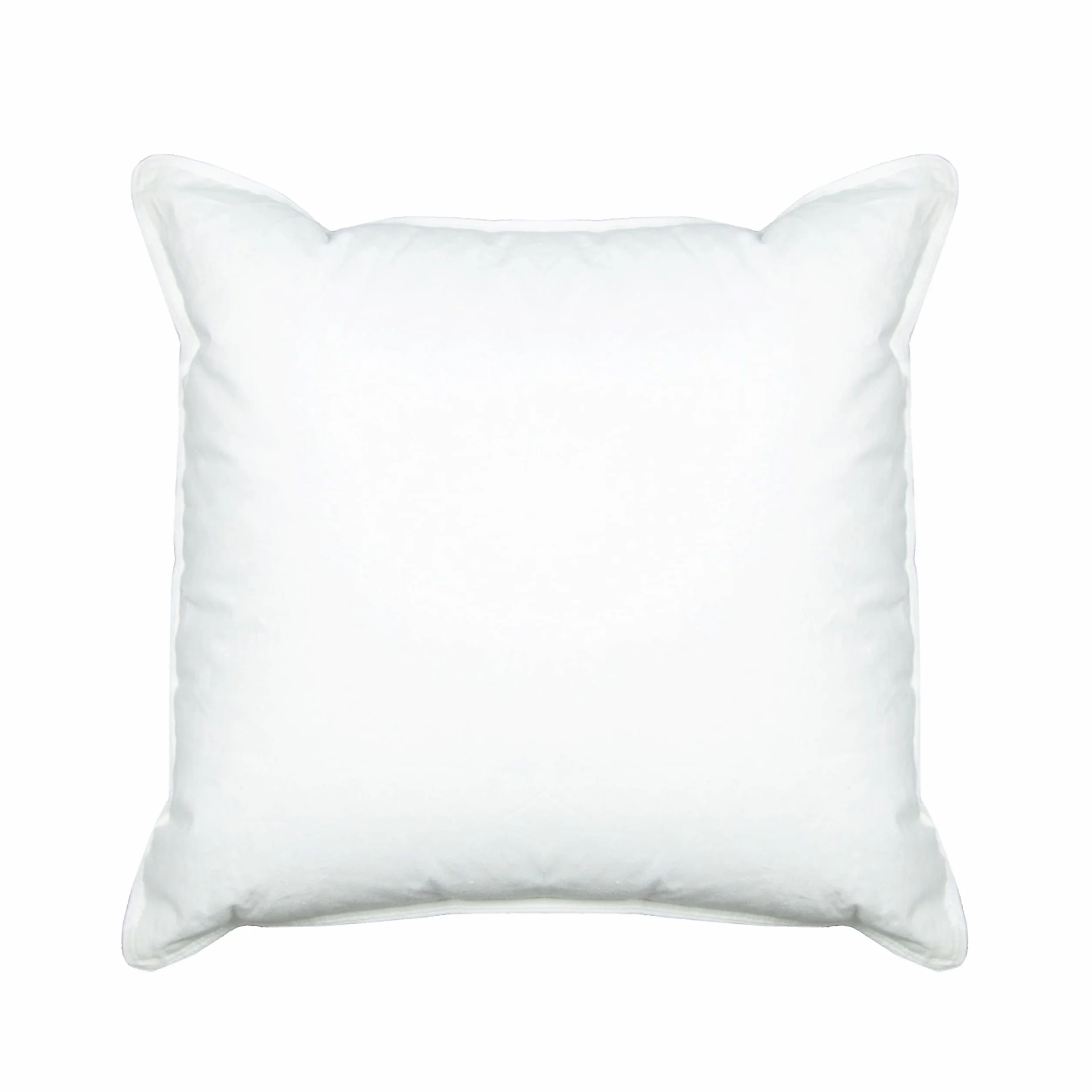 ZOLLNER Poduszka z Puchu - Pierza 40x40 cm Poszewka 100% Bawełna Biała