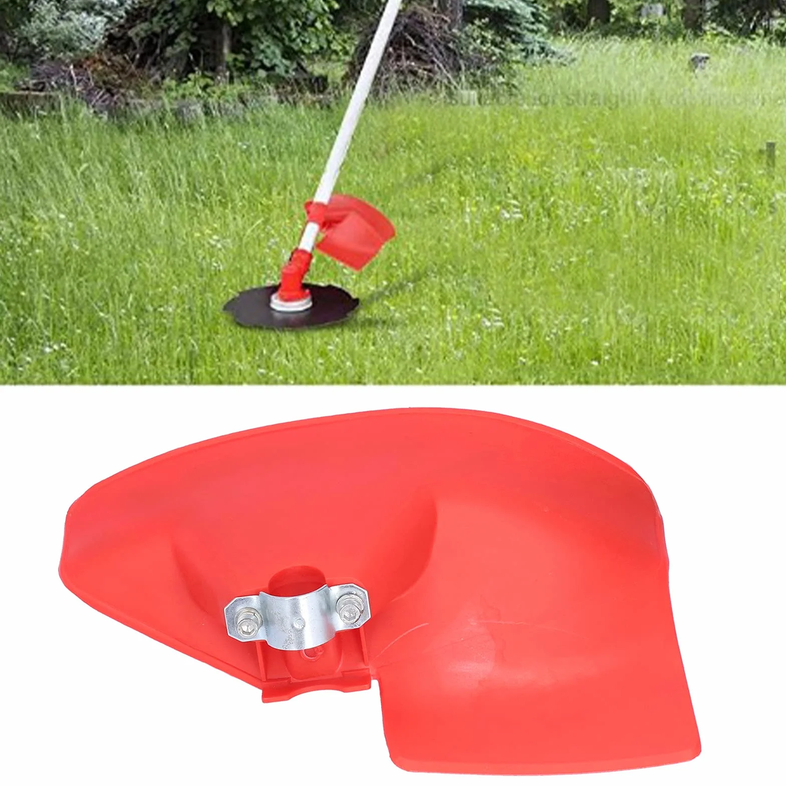 Uniwersalna Osłona Osłony Kosiarki do Trawy Wytrzymała Mocna Prosta Instalacja Plastikowa Osłona do Kosiarki Osłona do Kosiarki