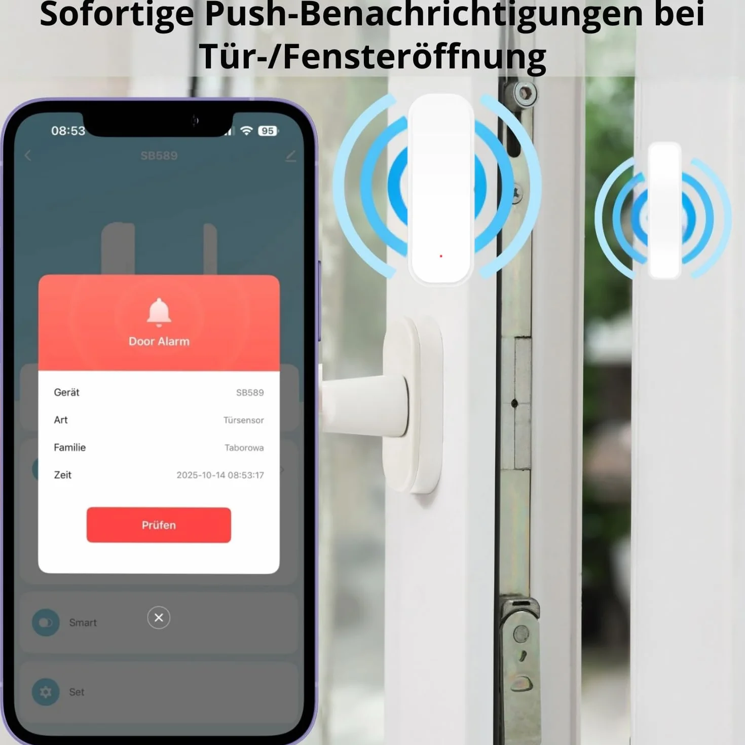 Sone Smart One Czujnik otwarcia ZIGBEE TUYA na baterie AAAx2