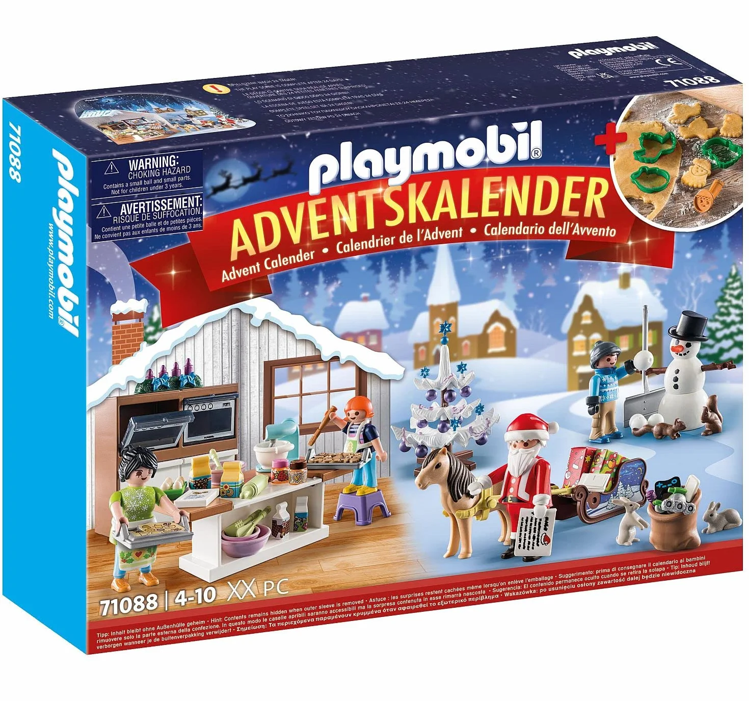 PLAYMOBIL 71088 Kalendarz adwentowy Świąteczne wypieki, od 4 lat