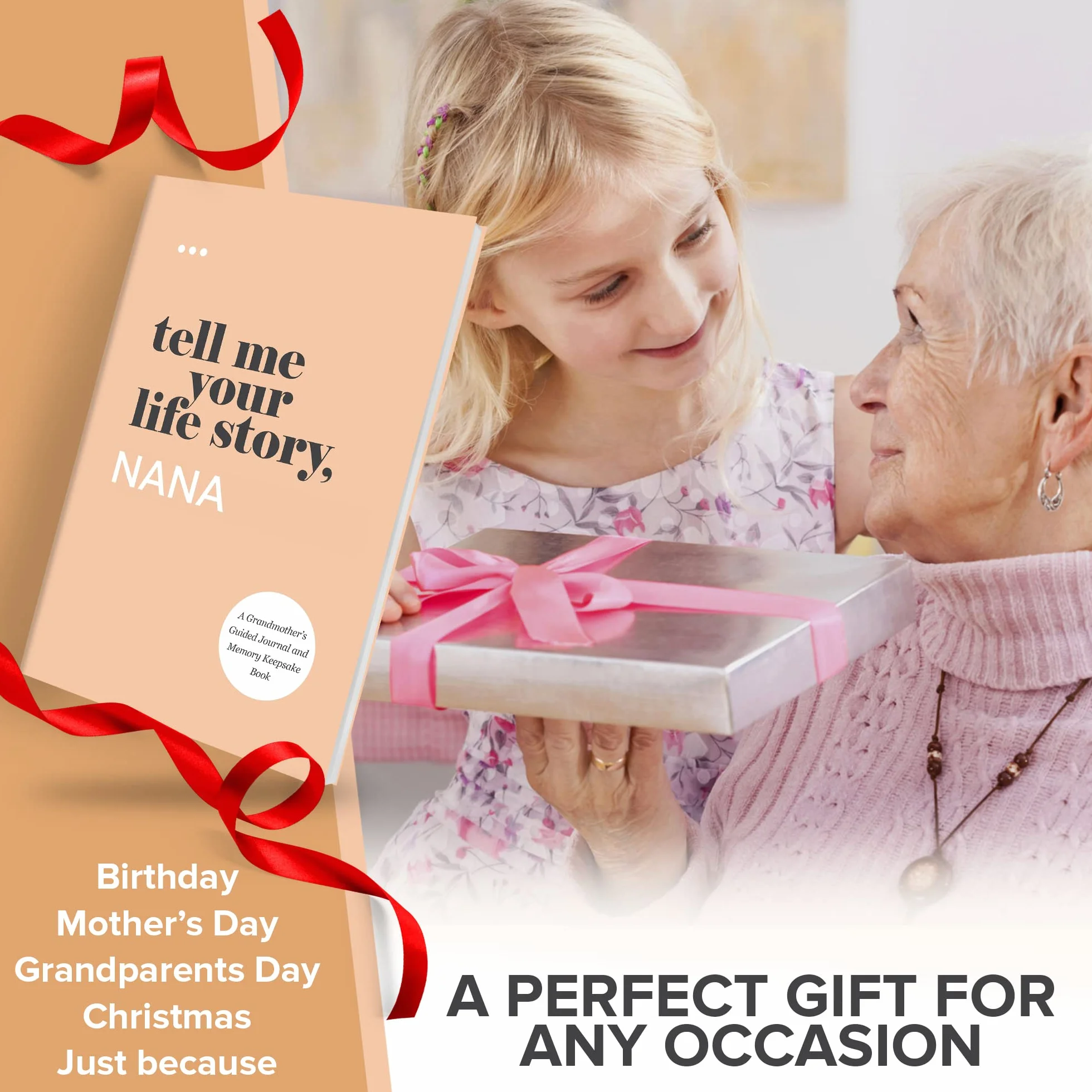 Tell Me Your Life Story, Nana: A Grandmother’s Guided Journal and Memory Keepsake Book