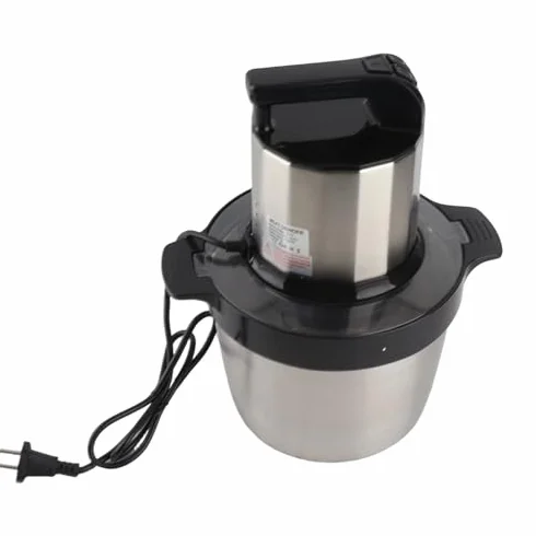 Elektryczny Blender do Mięsa 6L, 1500W, Blender C ze Stali Nierdzewnej, z 2 Biegami, Zapewniający Wydajne Siekanie Mięsa i Warzyw