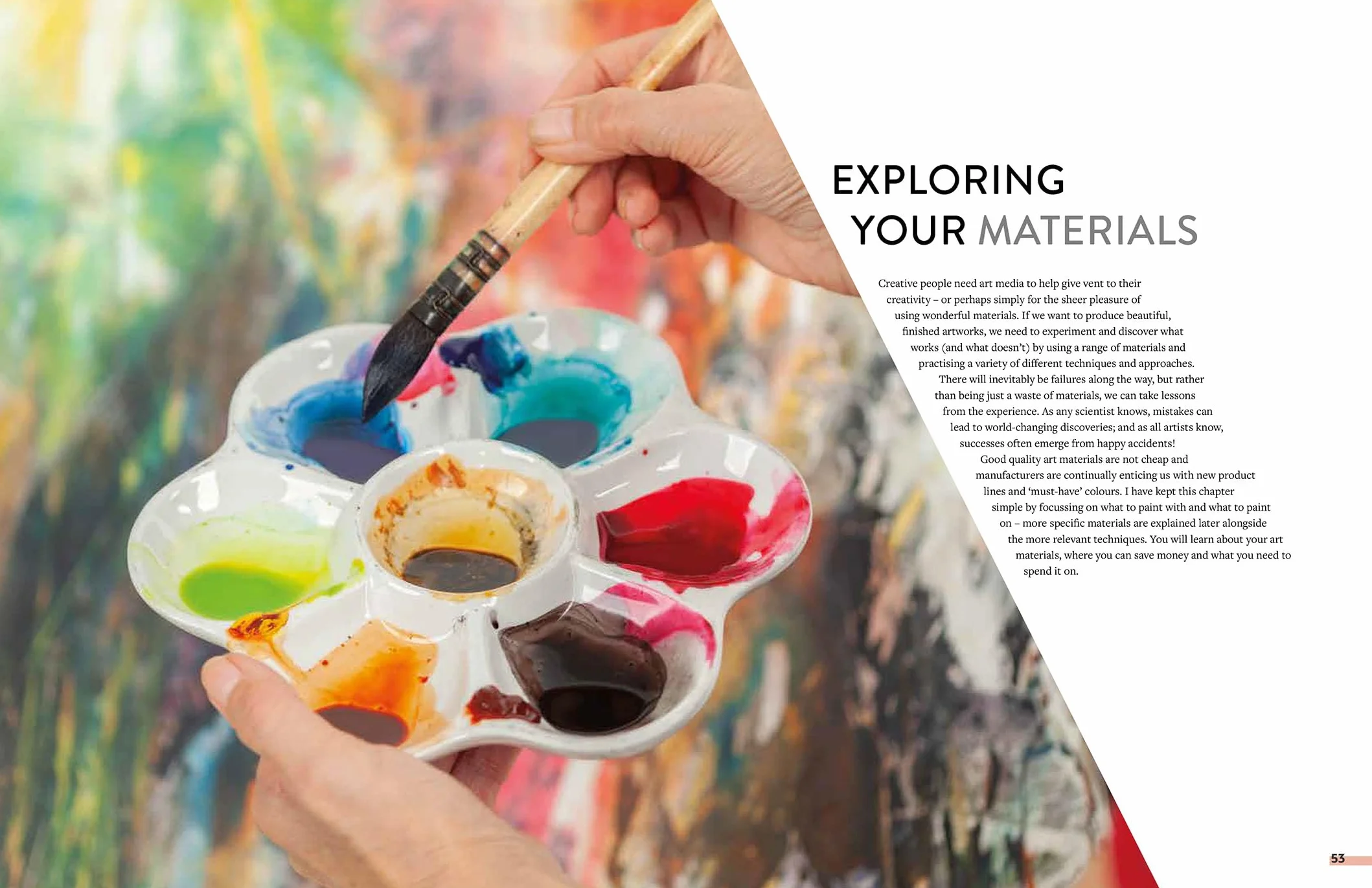 Painting in Abstract: Mixed Media Artwork Inspired by the Natural World