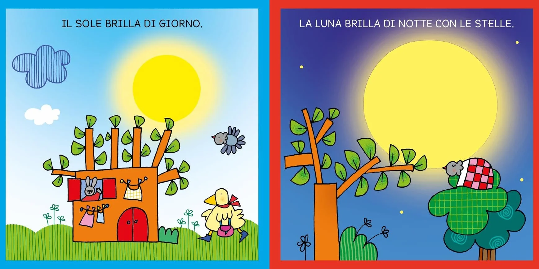 Giulio Coniglio scopre la notte e il giorno. Ediz. a colori