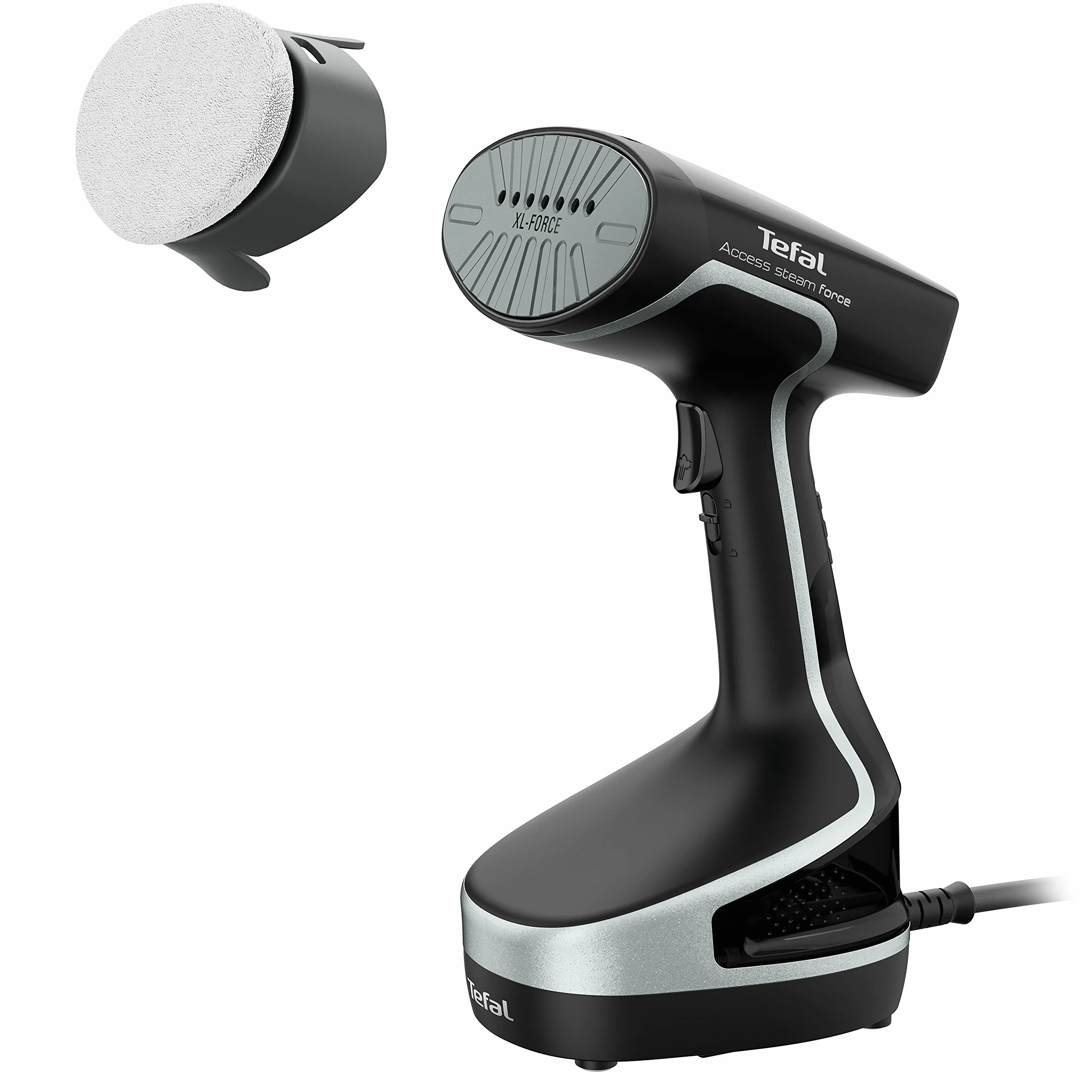 Tefal DT8250 Access Steam Force szczotka parowa, 2000 W, 190 ml, czarny/srebrny