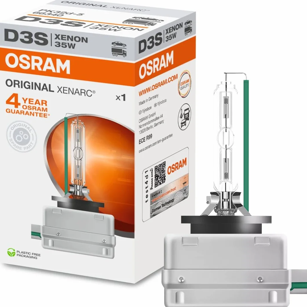 Osram 66340HBI Xenarc 35W D3S PK32D-5 4600K HID Xenarc foco de xenón (zestaw 2)
