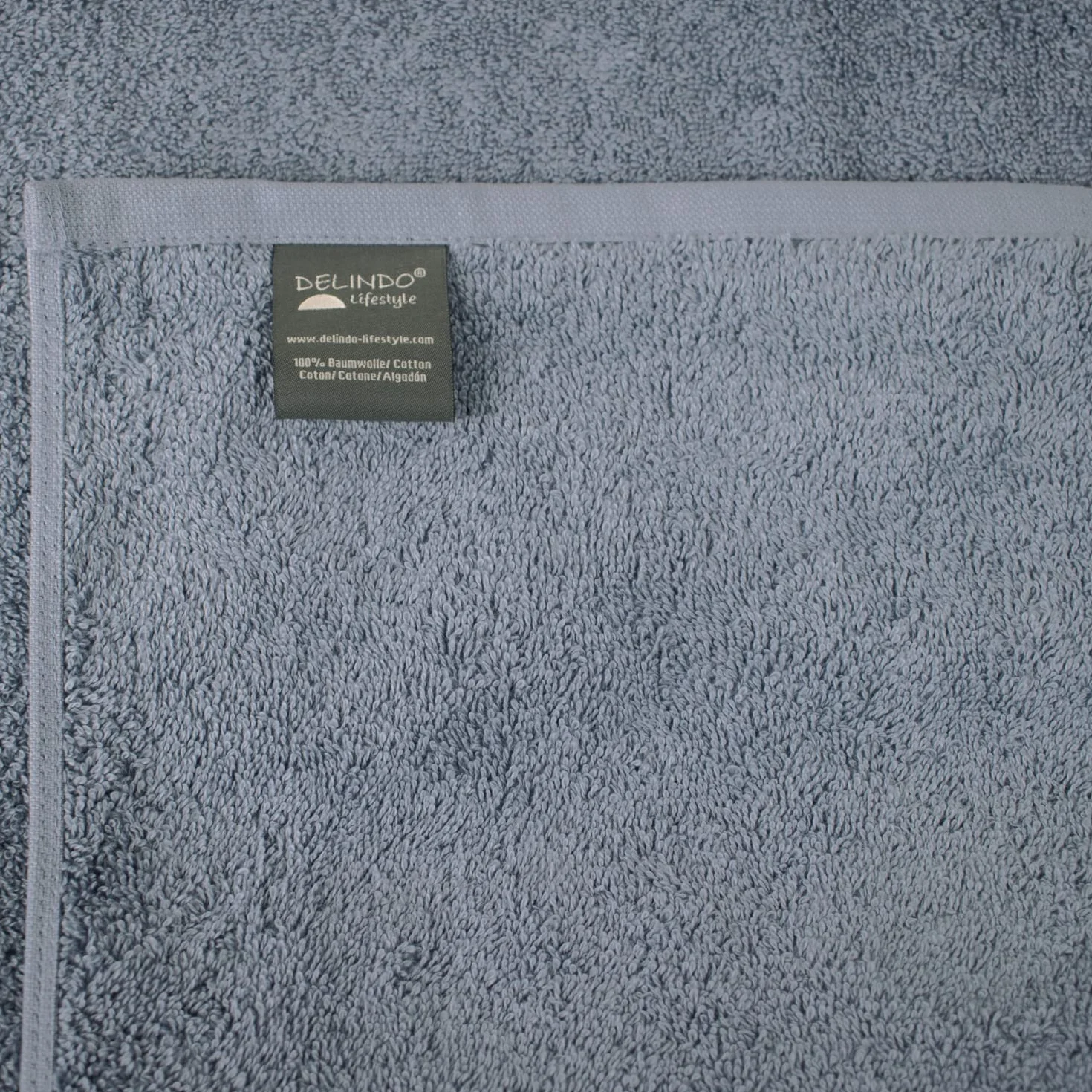 Ręcznik do sauny Delindo Lifestyle COLARES 80 x 200 cm niebieski XXL