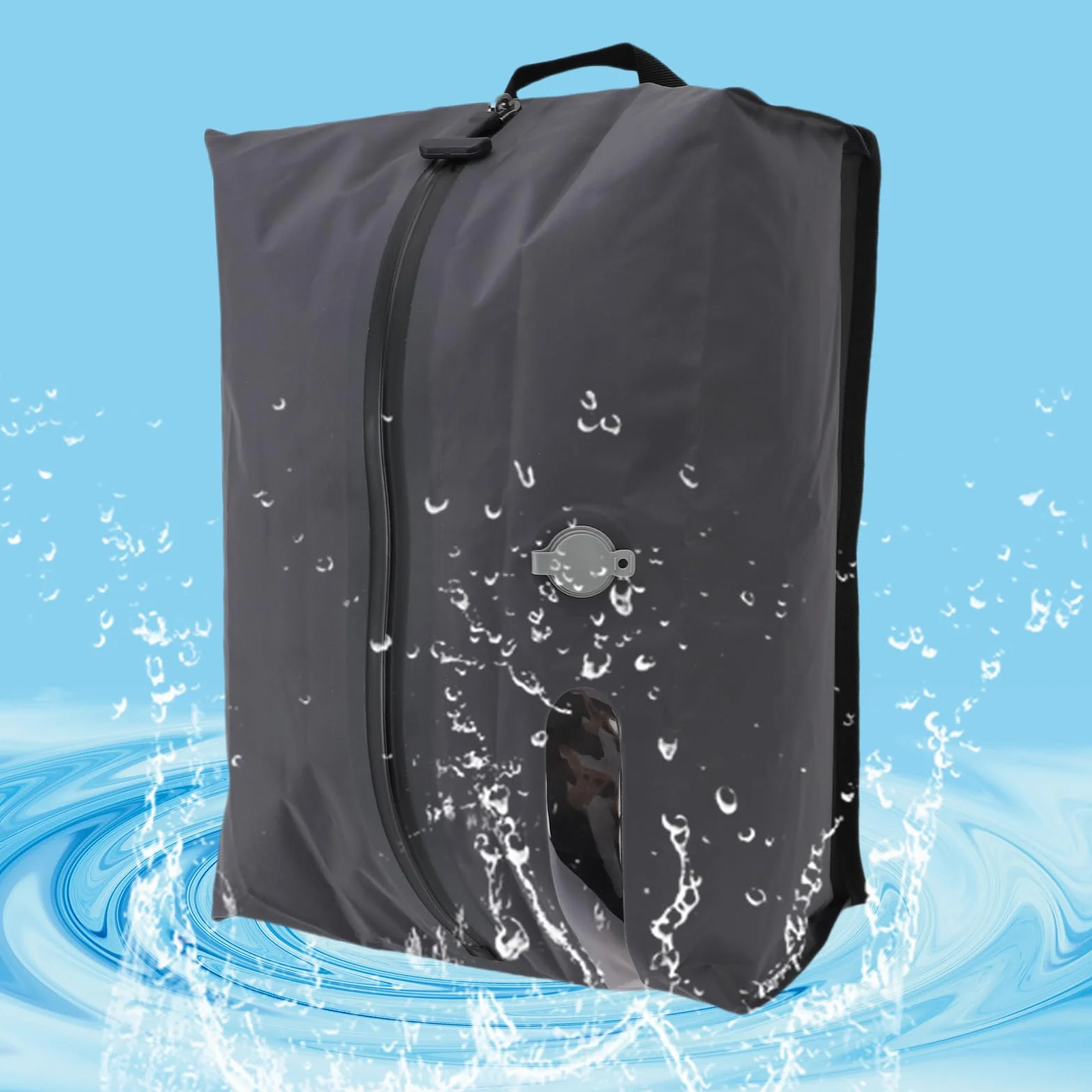Worki Kompresyjne Próżniowe 16L Wielokrotnego Użytku z Zaworami do Podróży (GREY)