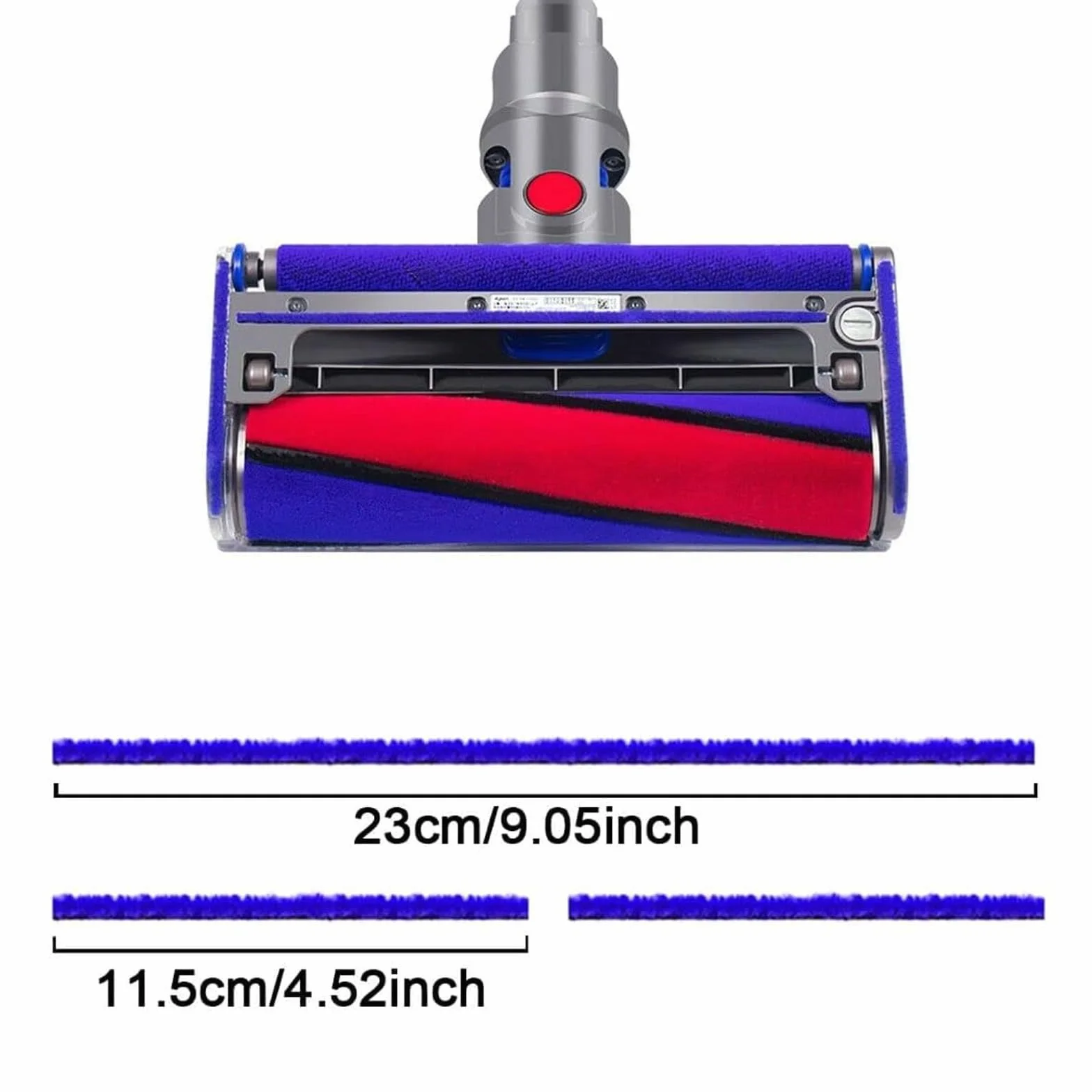 Pluszowe paski do odkurzacza Dyson V6 V7 V8 V10 V12 V15 DC58 DC59 DC62 DC72 DC74, akcesoria zamienne