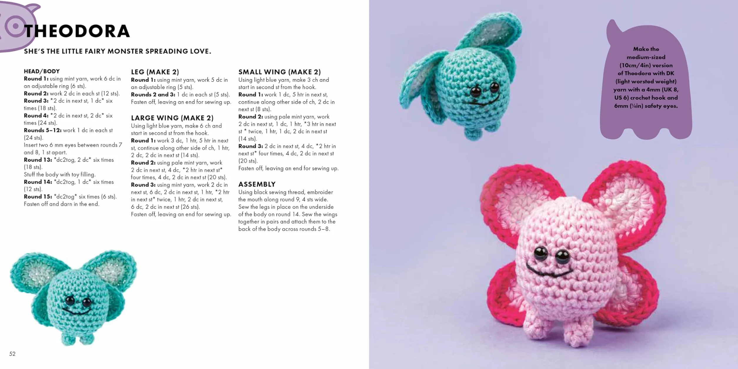 Mini Amigurumi Monsters: 26 Tiny Characters to Crochet