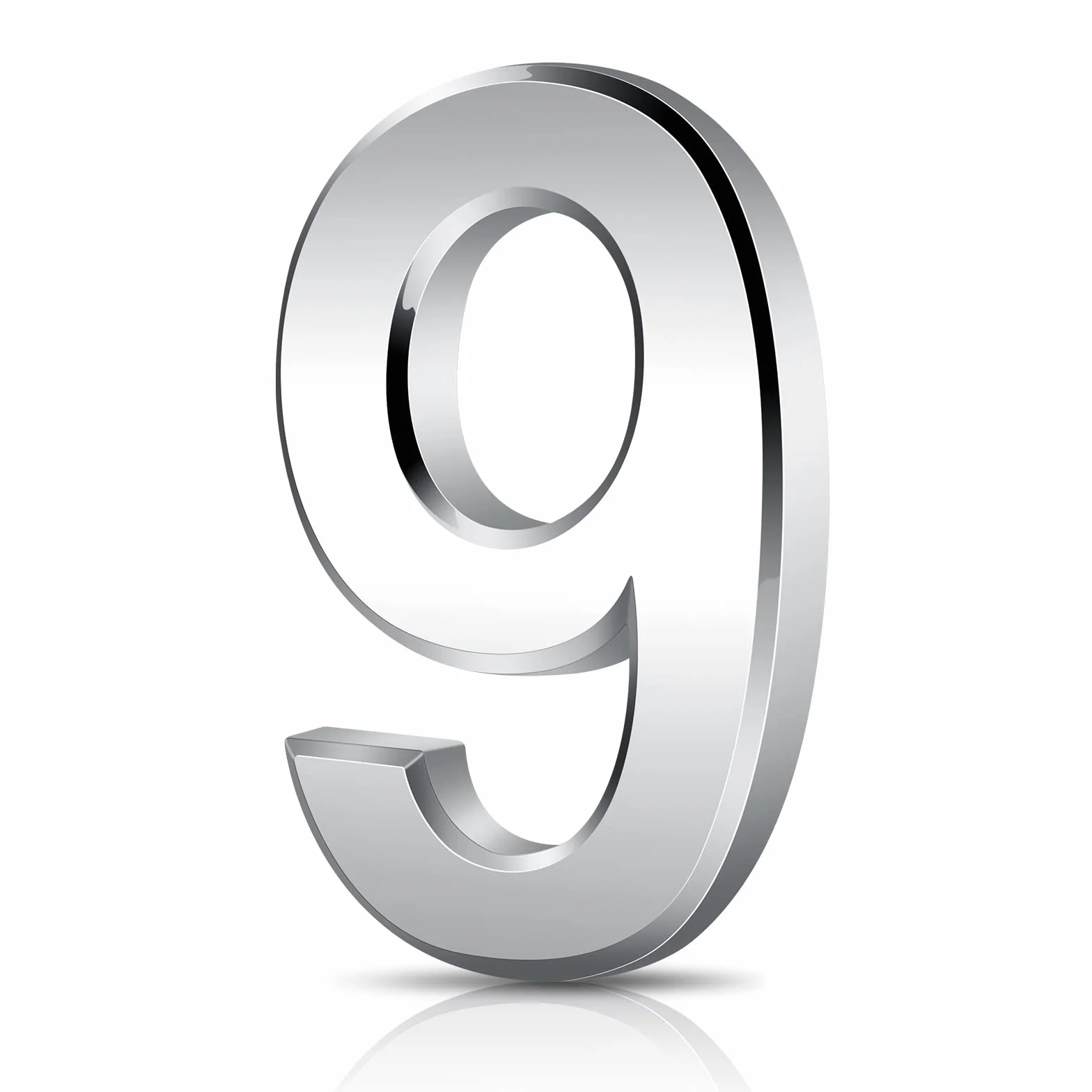 Vicloon Numery drzwi, 7 cm, wodoodporne numery na skrzynkę pocztową 3D, numery adresowe, samoprzylepne numery domów, naklejki z numerami ulicy, do domu, na skrzynkę pocztową, apartament, hotel,