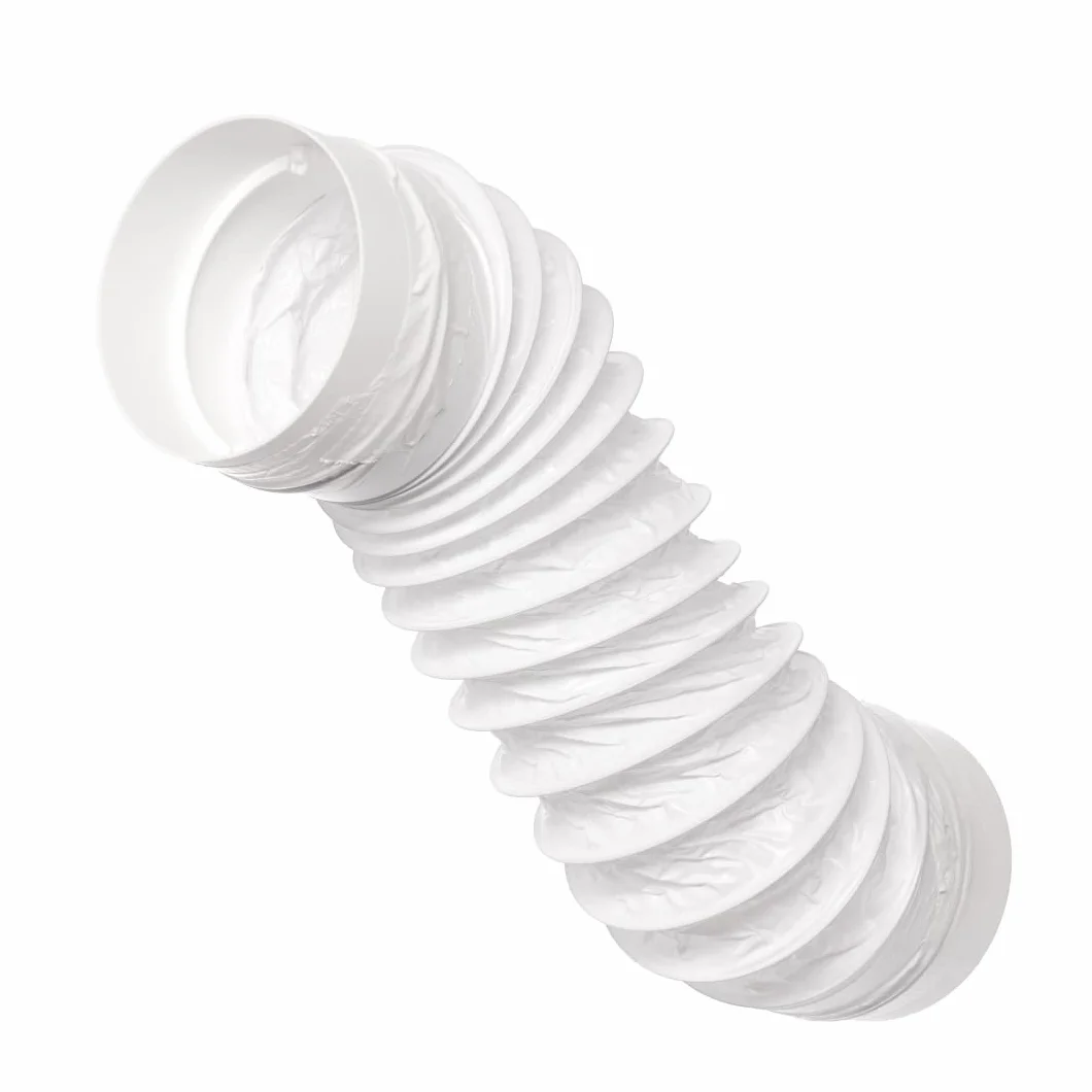 Elastyczne złącze kanałowe 100 mm / 4 cale - okrągłe kanały PVC - rura wentylacyjna, wąż, rura