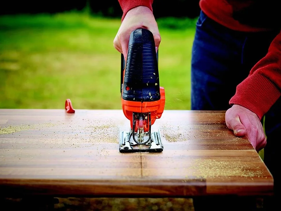 Black+Decker Wyrzynarka Akumulatorowa, Czarny/Pomarańczowy, ‎29,5 x 29 x 25,3 cm