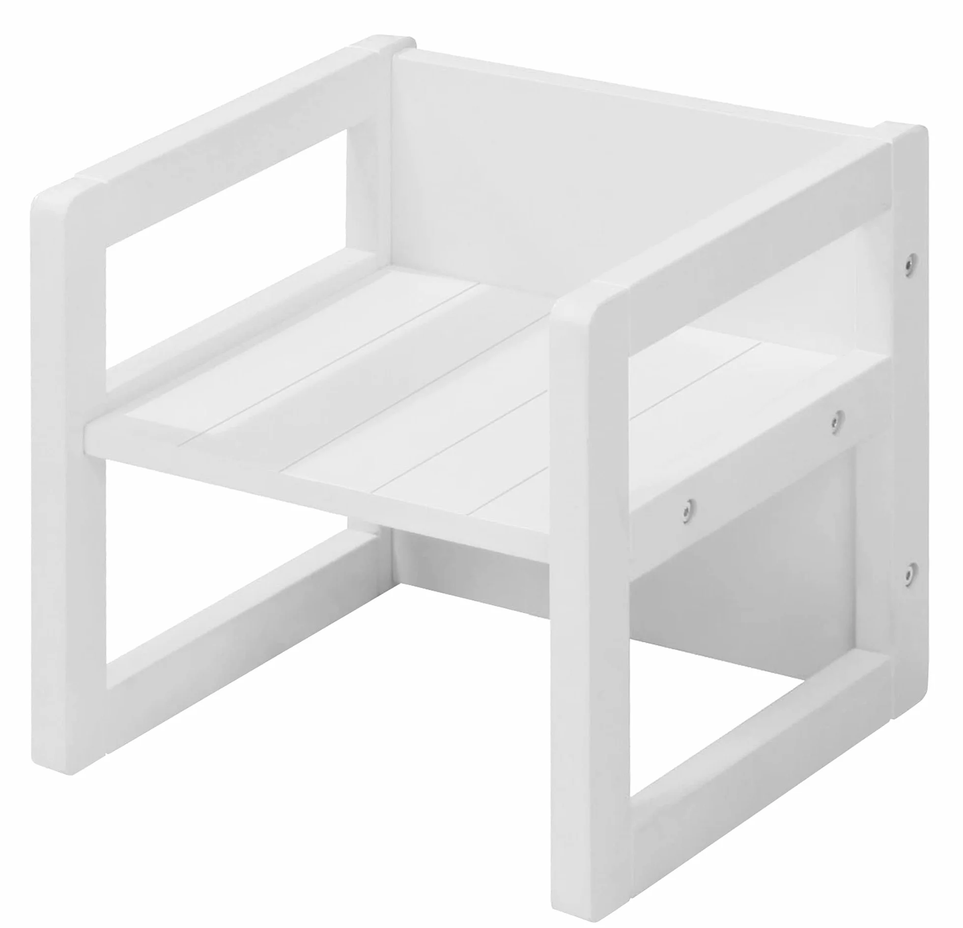 Roba B005E7MM6O Taboret, Biały, 30 x 30 x 30 cm
