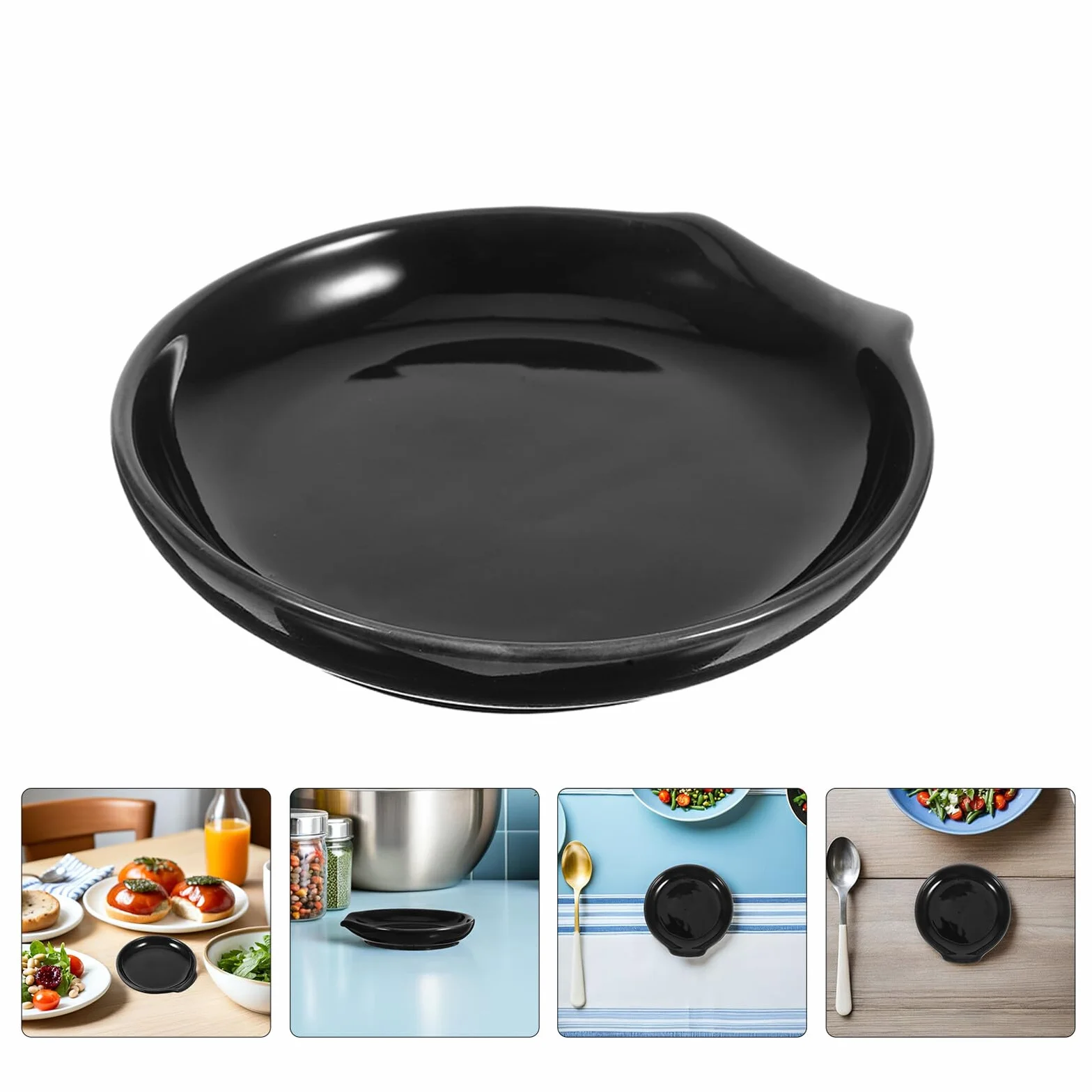 Ceramiczna Podstawka pod Łyżkę i Chochlę Odporna na Wysokie Temperatury Elegancki Uchwyt Przybory Kuchenne