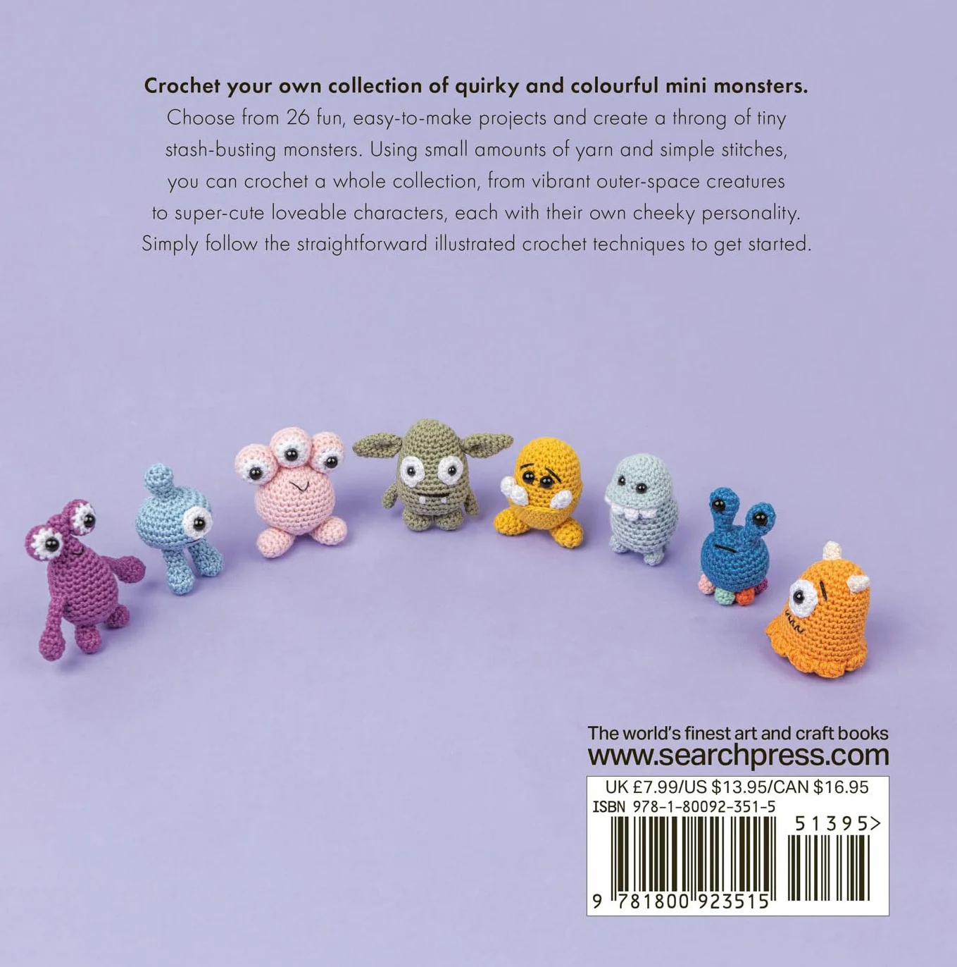 Mini Amigurumi Monsters: 26 Tiny Characters to Crochet