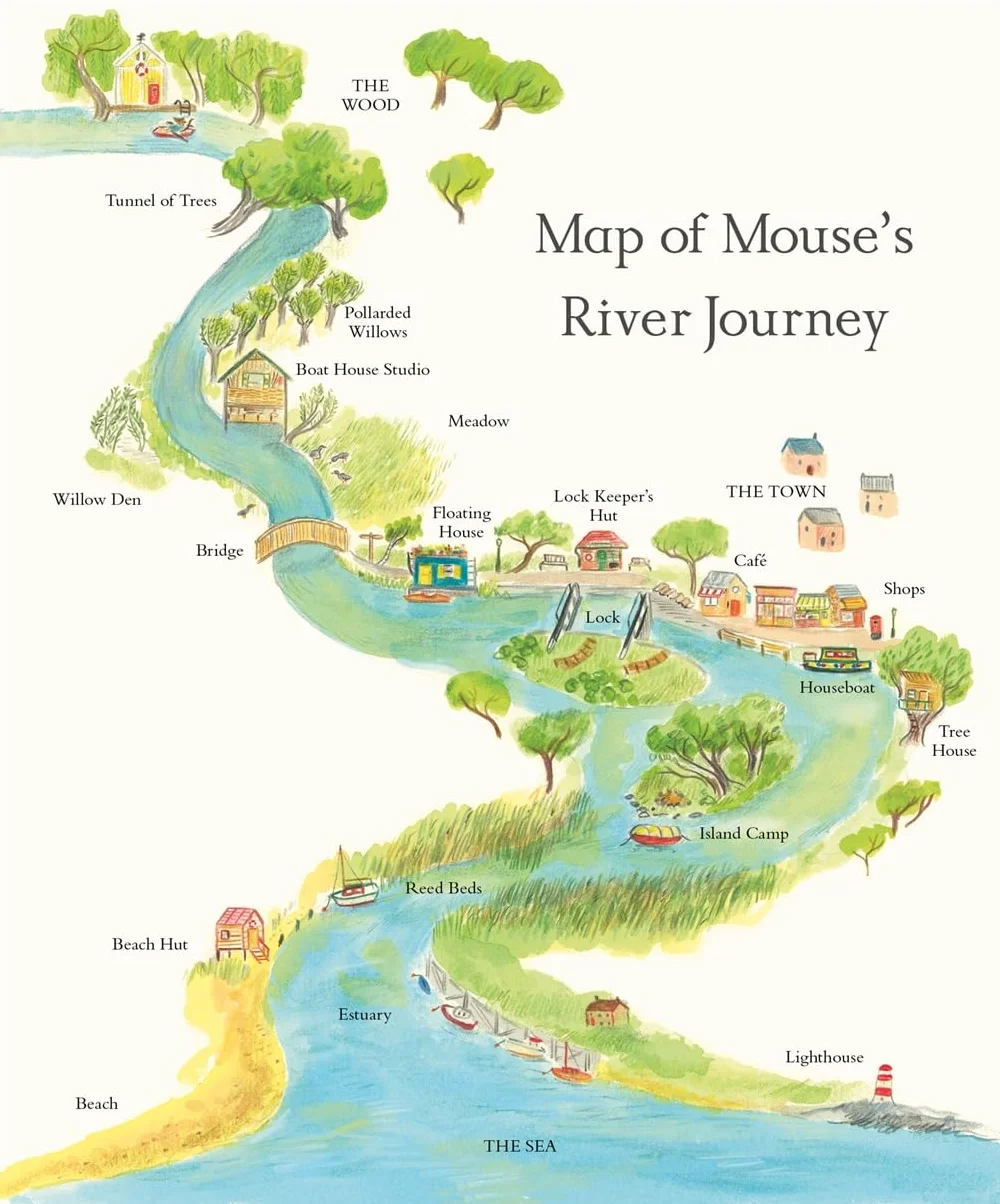 Mouse on the River: A journey through nature (Paperback) /anglais