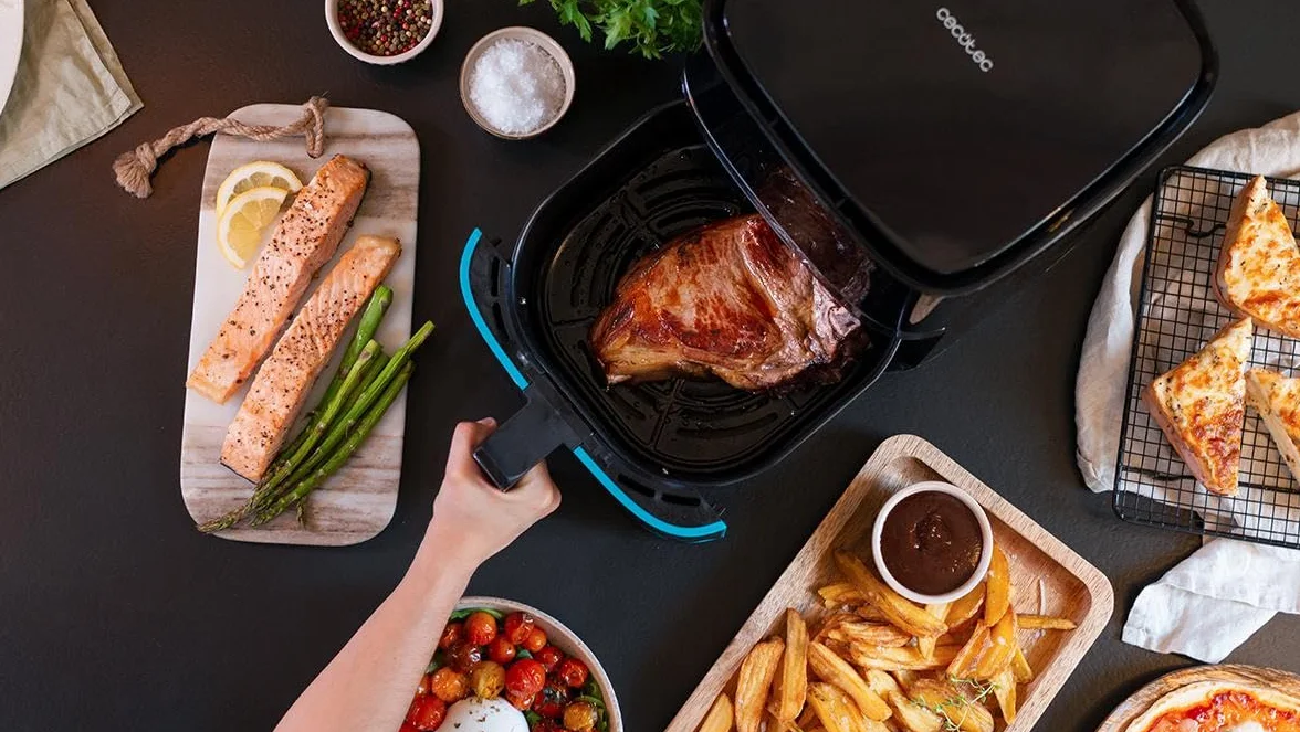Cecotec Cecofry Full Pro Frytkownica Powietrzna, Czarny, 5.5 l