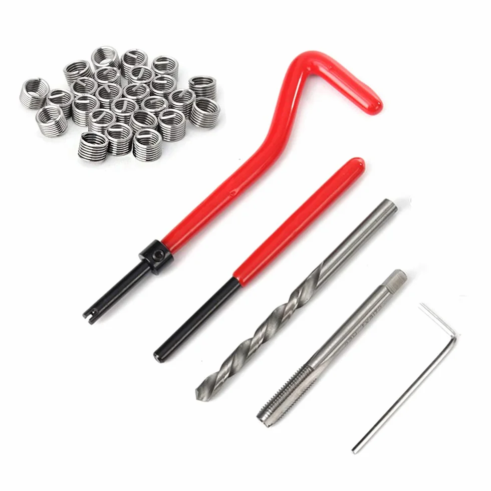 Zestaw naprawczy do gwintów ze stali nierdzewnej, zestaw do naprawy gwintów (M6 x 1,0 mm)