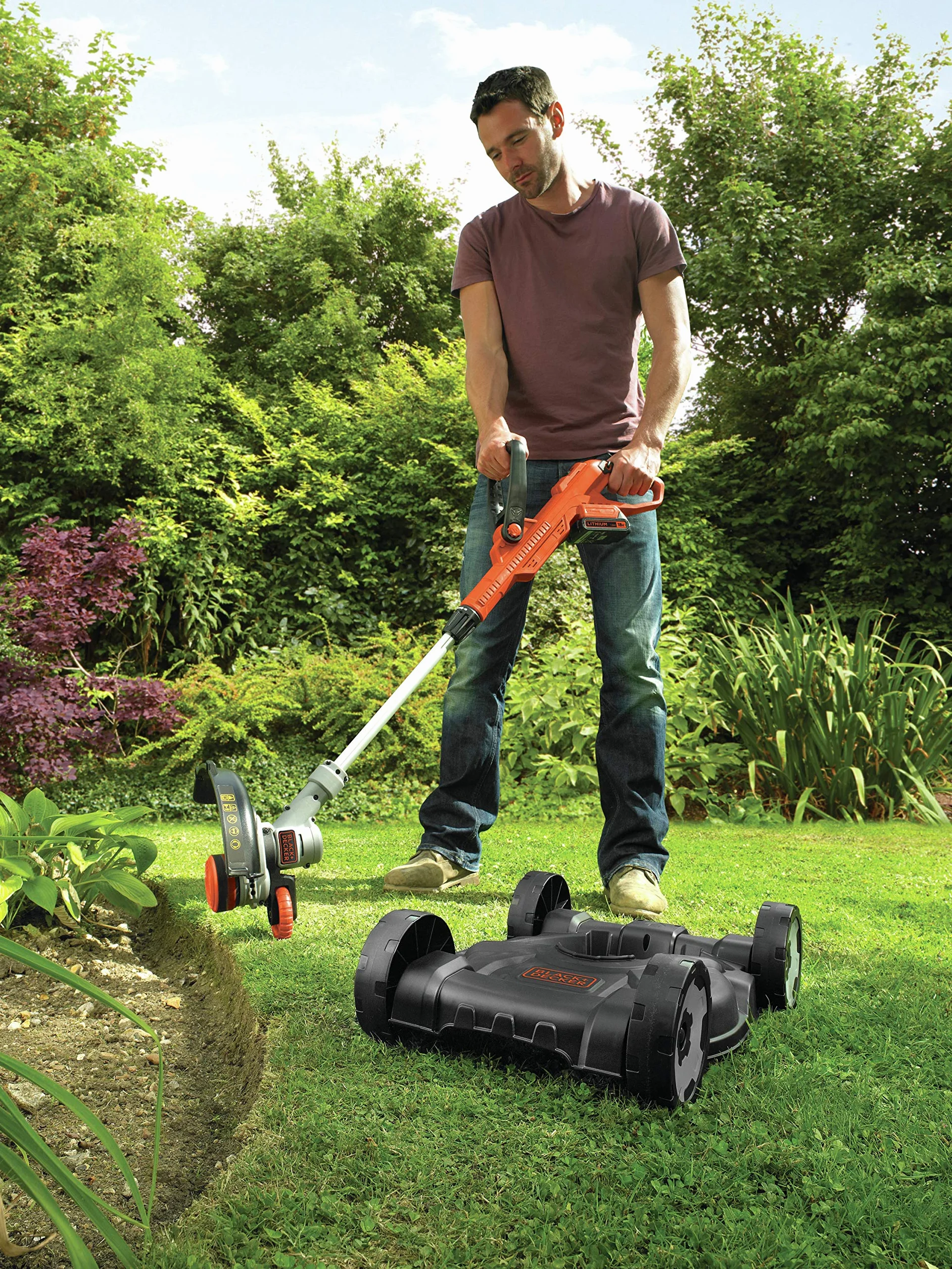 Black+Decker Podkaszarka do Trawy, Czarny/Pomarańczowy, 18 V