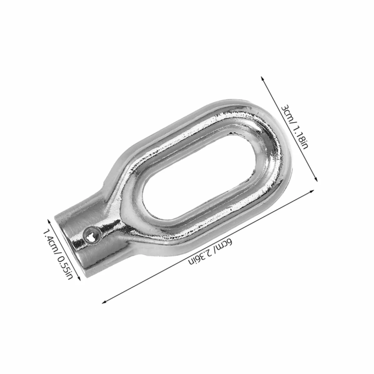 INOOMP Akcesoriów Do Markiz Hak Ringowy z Aluminium Element Do Campingowych Markiz Uniwersalne Zastosowanie Dla Różnych Systemów Markizowych