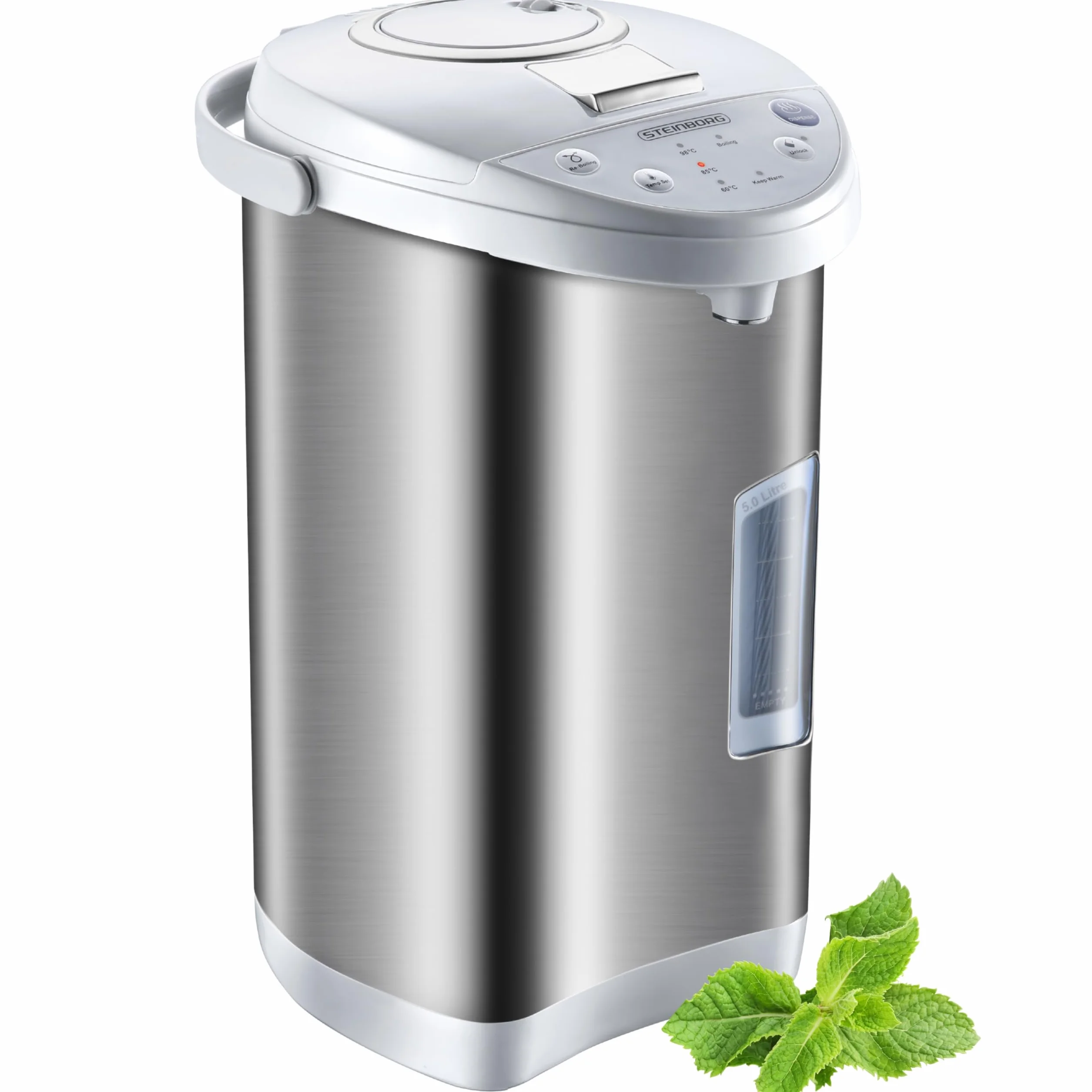 Thermopot 5 litrów ze stali nierdzewnej dozownik gorącej wody czajnik termos