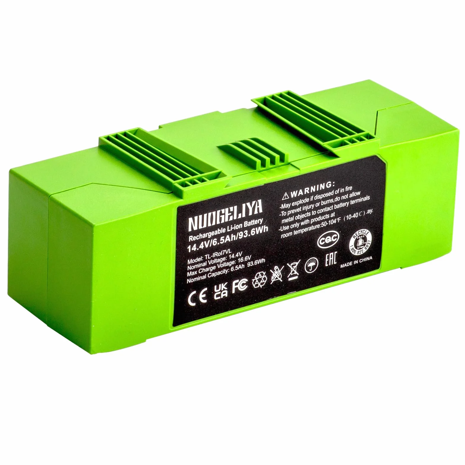 Zamiennik do iRobot Roomba e i i i Series i7+ i7 7150 7550 i7550 i7550 odkurzacz 14,4 V 6500 mAh akumulator litowo-jonowy