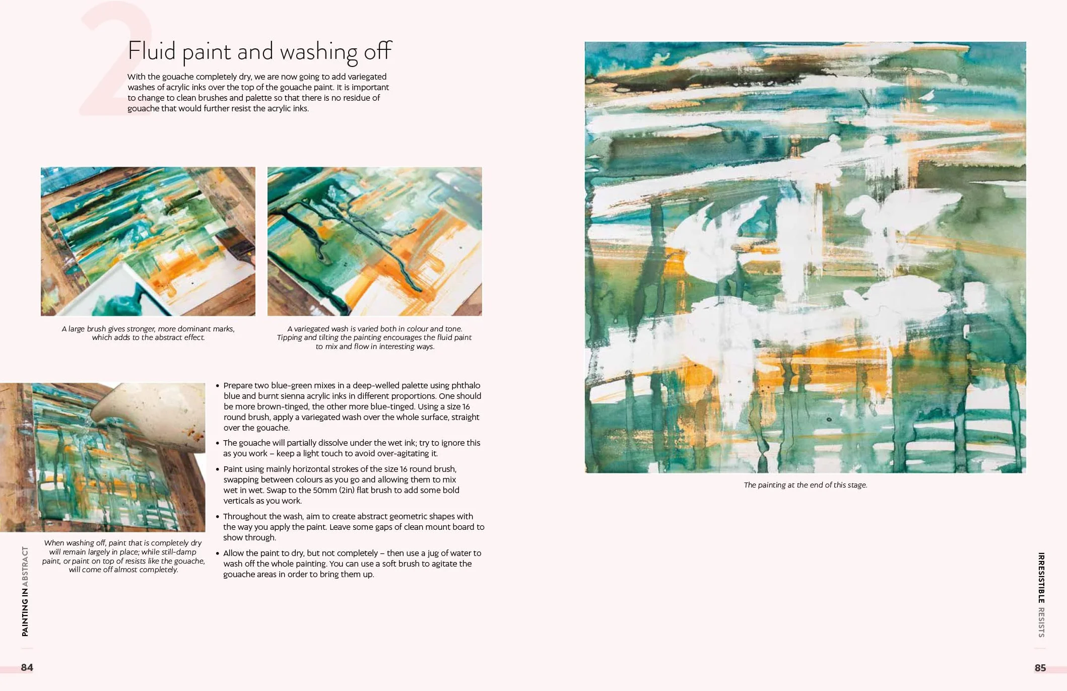 Painting in Abstract: Mixed Media Artwork Inspired by the Natural World