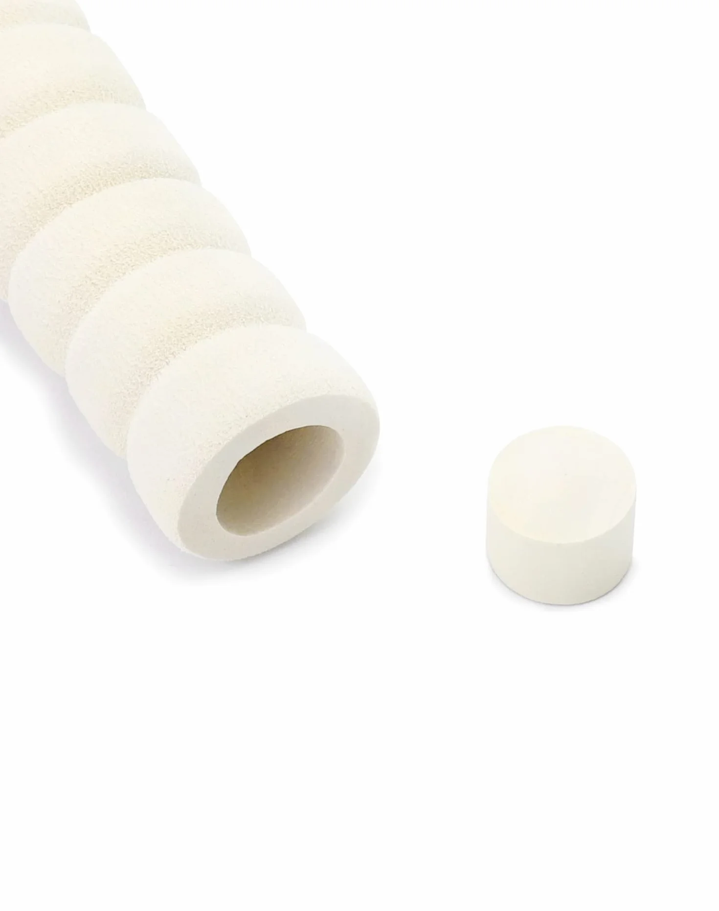 QWORK® 2 Pack Zderzak klamki, ochraniacz klamki, piankowe osłony klamek do ochrony ścian i mebli (beżowy)
