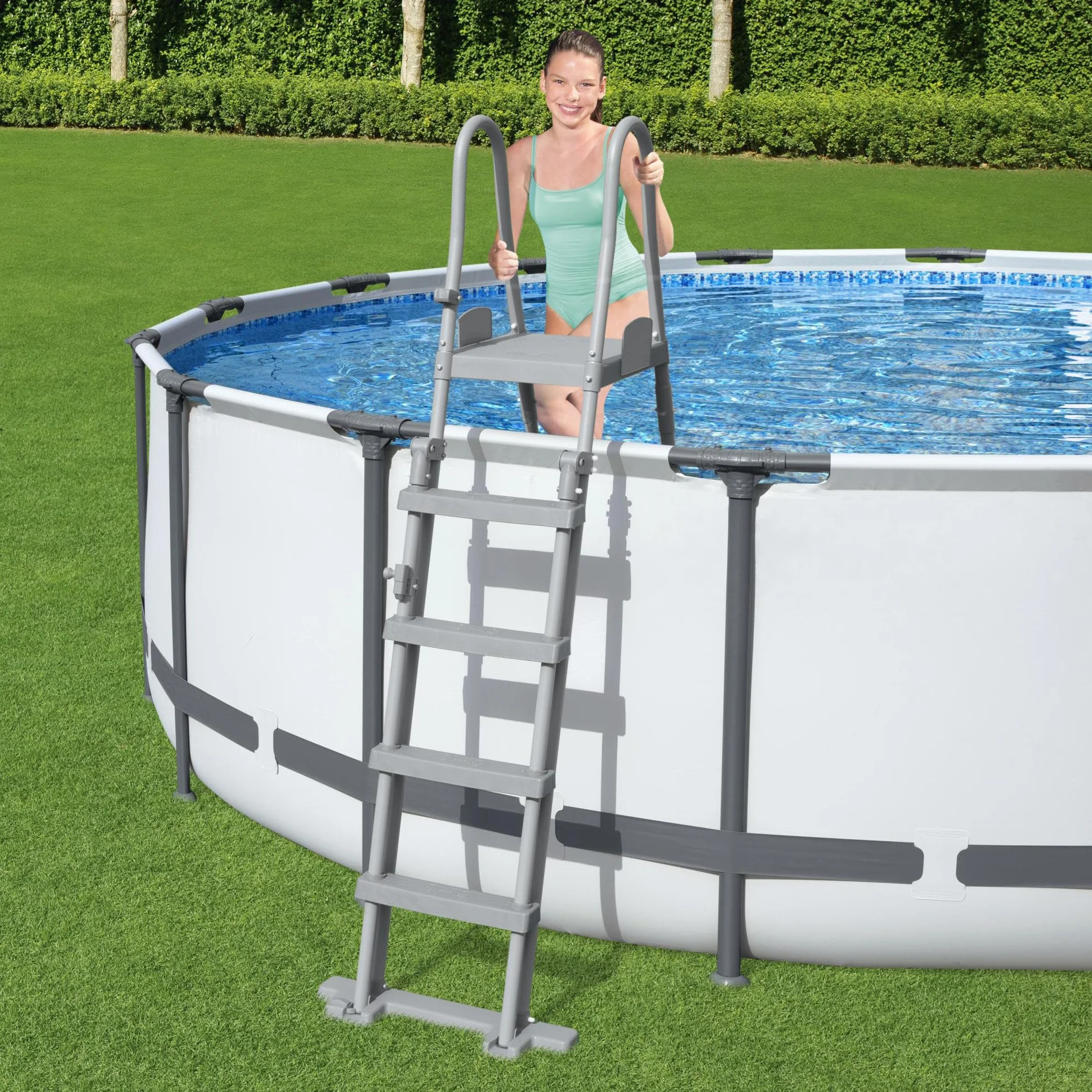 Bestway 58332-4 Drabina zabezpieczająca do basenu 1.32 m Flowclear™