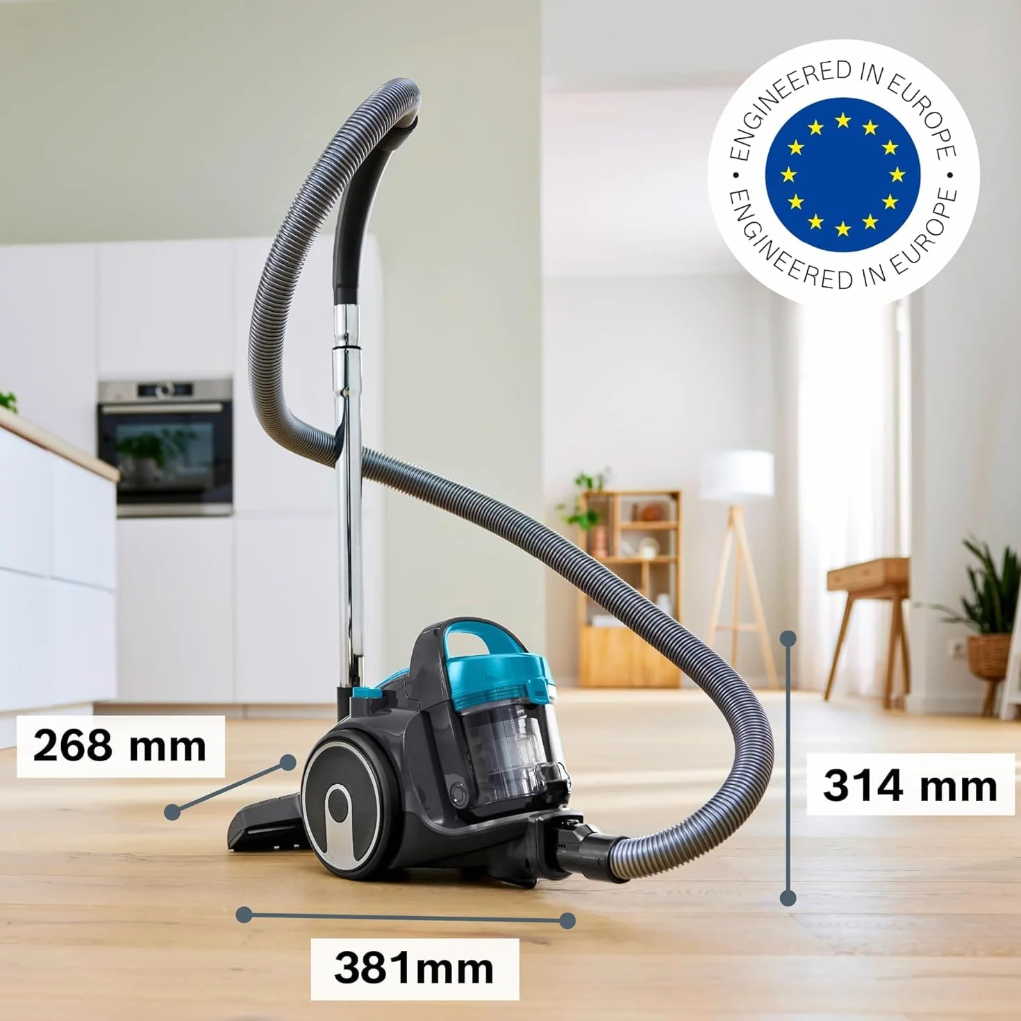 Bosch Serie 2 Parquet Odkurzacz Bezworkowy, Turkusowy, 700.0W 240.0V
