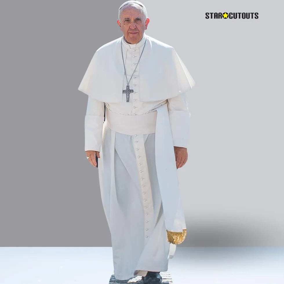 Star Cutouts Ltd SC940 Papież Franciszek Life Size karton wycięty, wielokolorowy 176 x 72 x 176 cm