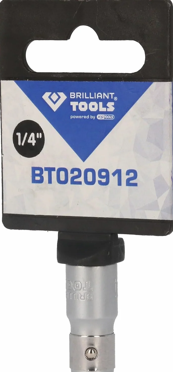 BRILLIANT TOOLS BT020912 Adapter do bitów 1/4" [Powered by KS TOOLS]