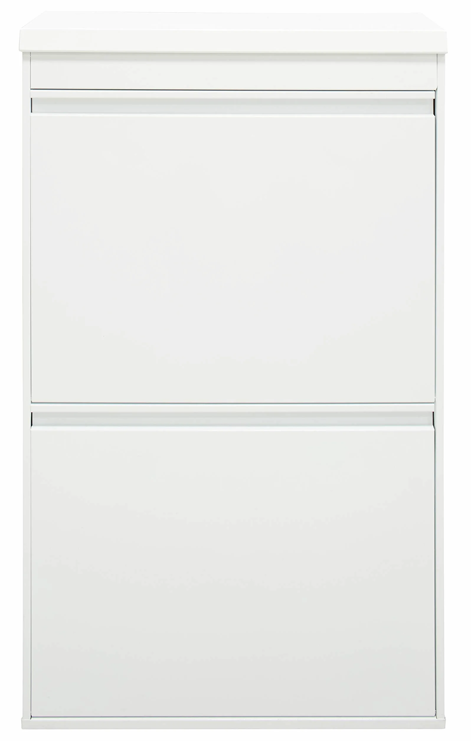 ARREGUI Top CR621-B2 stalowy system segregacji odpadów z pudełkiem do przechowywania z pokrywką, 4 przegródki, kosz na śmieci do kuchni, 23 + 11 + 17 + 17 l (68 l), 1 bardzo duże wiadro, 4-komorowy