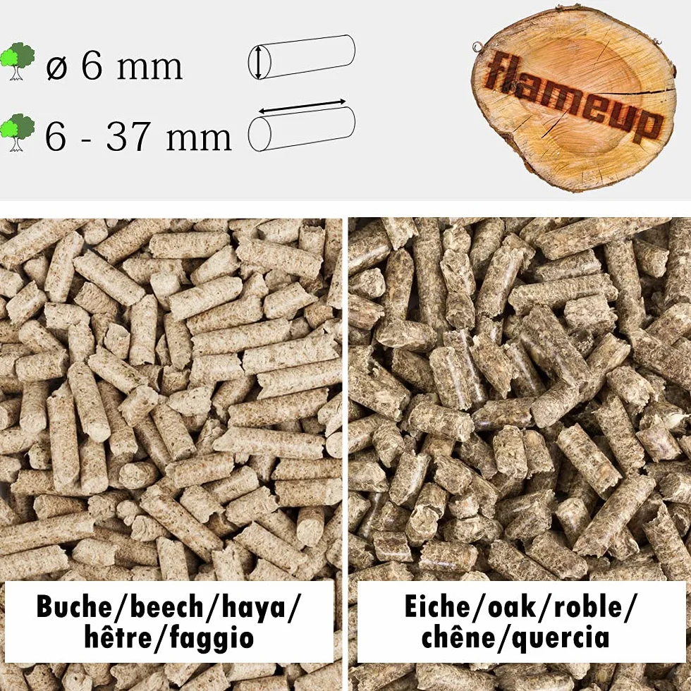 Pellet Dębowy 15 kg + Bukowy 15 kg - Grill Wędzarniczy, Drewno do Pieca Pizzy, BBQ, Grillowania, Wędzenia, Ogrodu - Akcesoria