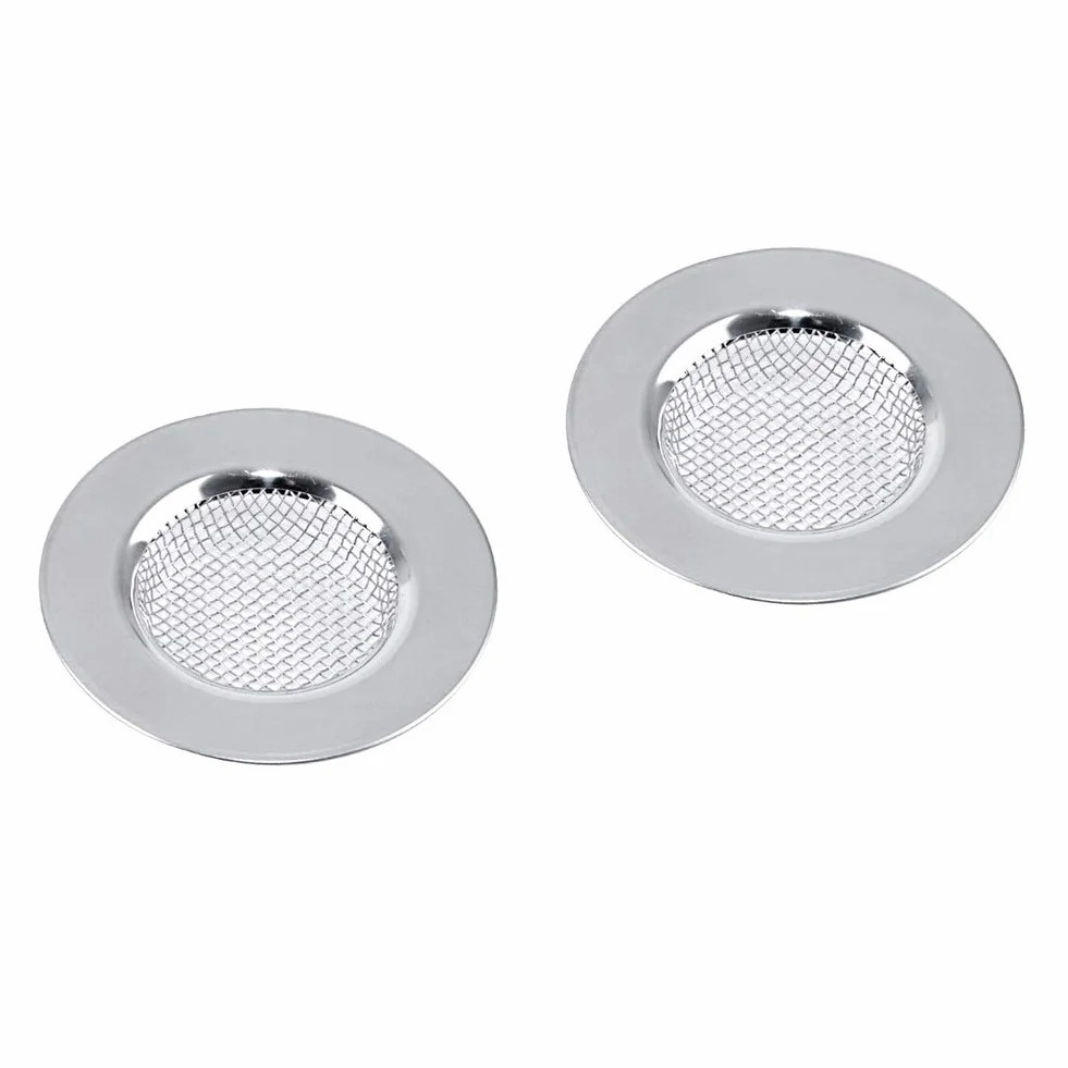 ORION Sitko do odpływu zlewu, sitko do zlewu, filtr do kuchni, zlew, prysznic, wanna, odpływ – 6,5 cm – 2 sztuki