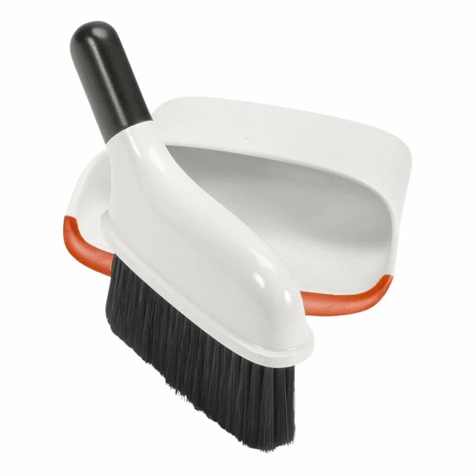 OXO 1334280 Good Grips kompaktowa szufelka i zestaw szczotek, czerwony