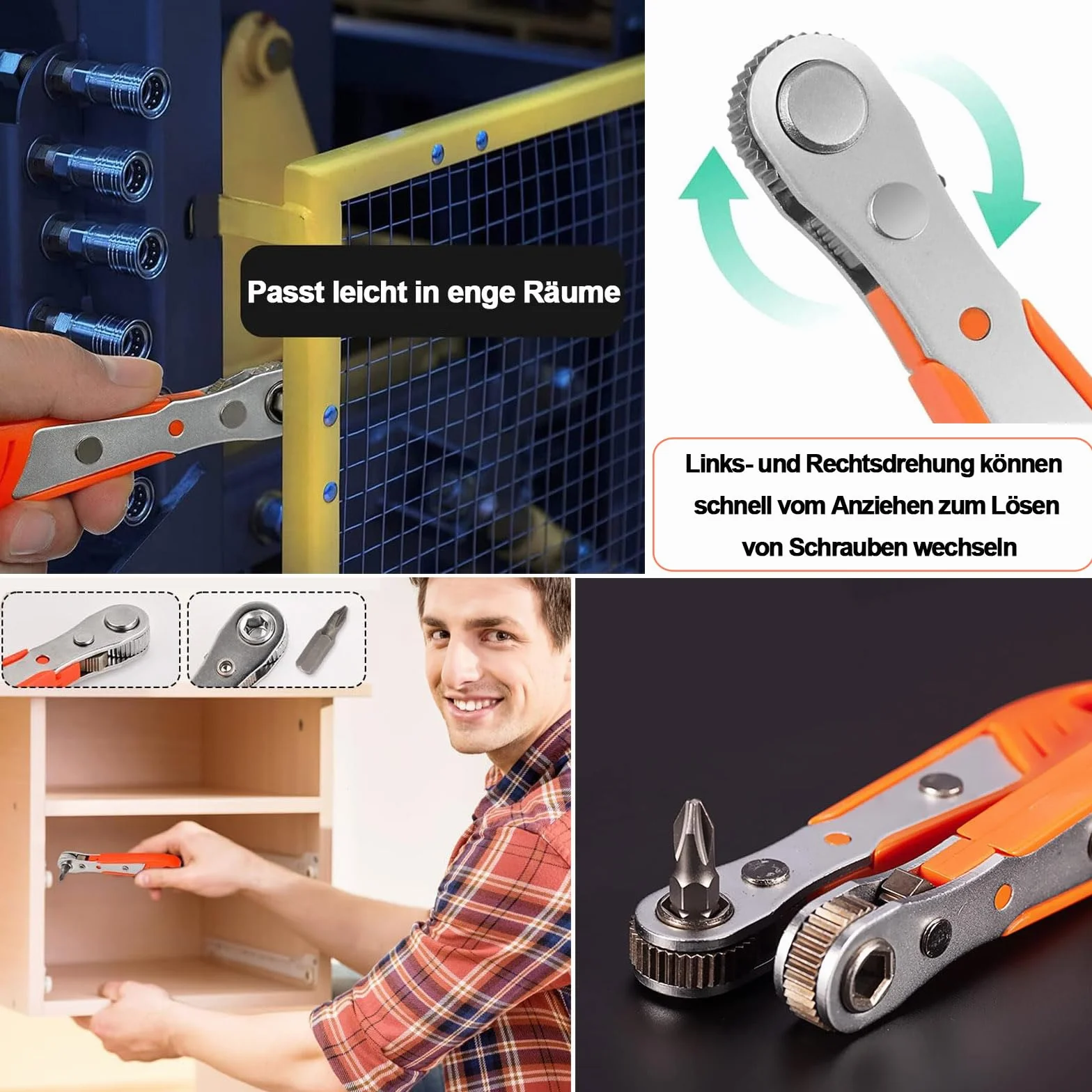Klucz zapadkowy magnetyczny, 1/4 cala, zestaw śrubokrętów, mini klucz płaski, śrubokręt kątowy, do gadżetów, samochodów, domów