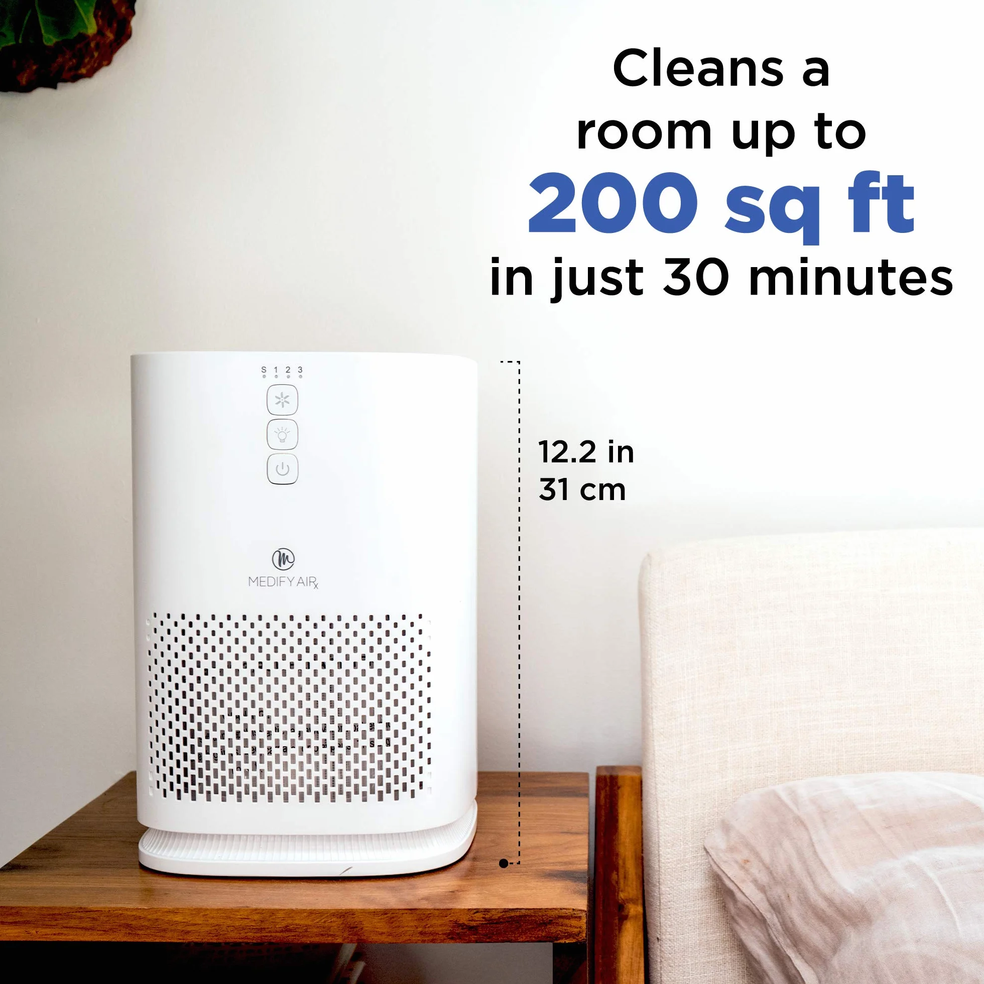 Medify MA-14 Oczyszczacz powietrza Filtr HEPA H13 18 m² Biały