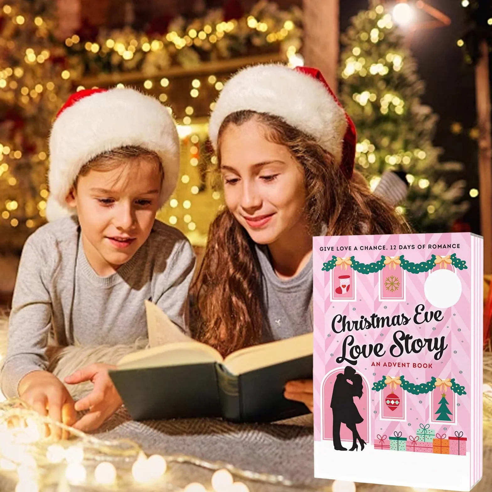 Christmas Eve Love Story: 12-dniowa romantyczna książka adwentowa, kalendarz świąteczny 2025 z wzruszającymi codziennymi historiami, romantyczny i ciepły pamiętnik miłosny