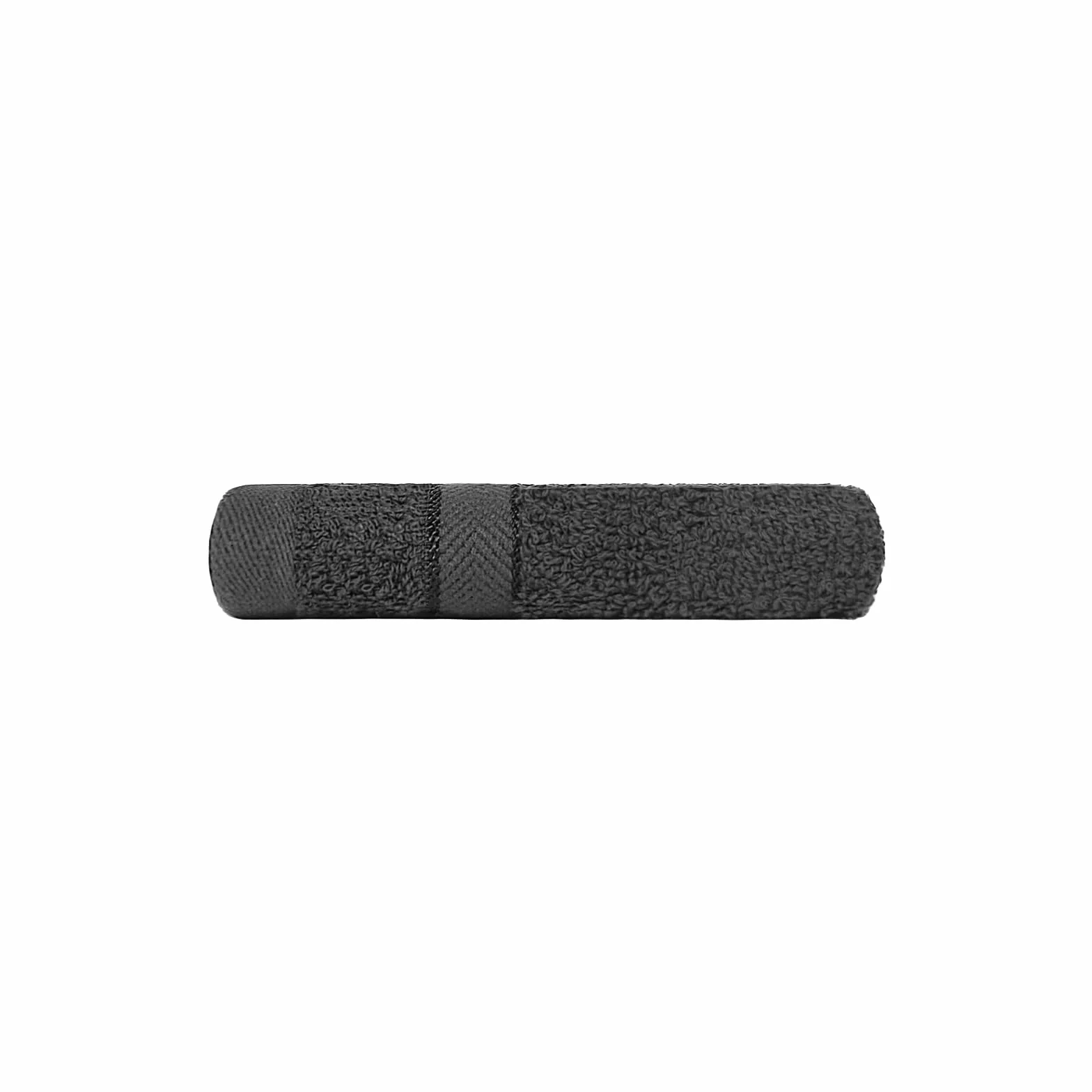 Brentfords Luksusowa pojedyncza ściereczka do twarzy w 100% z bawełny, jakość premium, super chłonny i szybkoschnący ręcznik do twarzy, 30 x 30 cm, szary antracyt